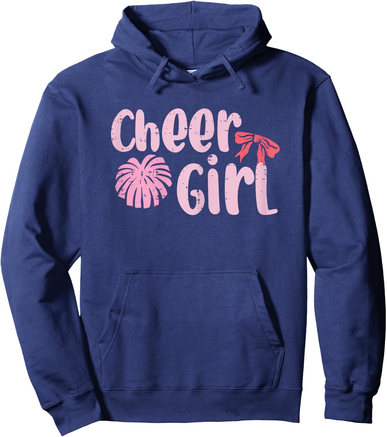 Cheerleading Cheer Girl Cheerleader Girls Kids Youth Women Hoodie - Hoodie | Navy
