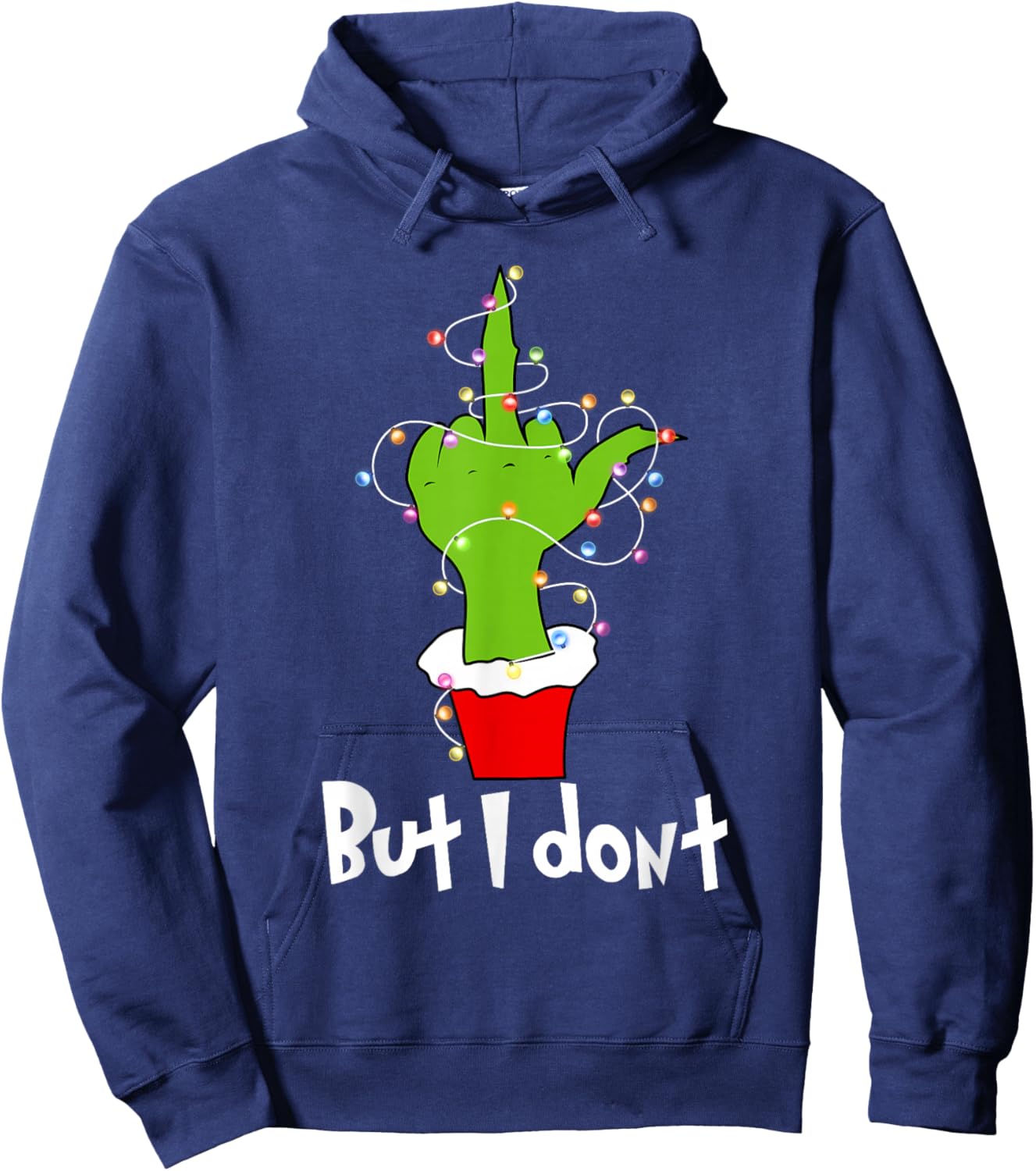 I Love Matching Christmas Shirts But I Don't Couples Xmas Hoodie - Hoodie | Navy