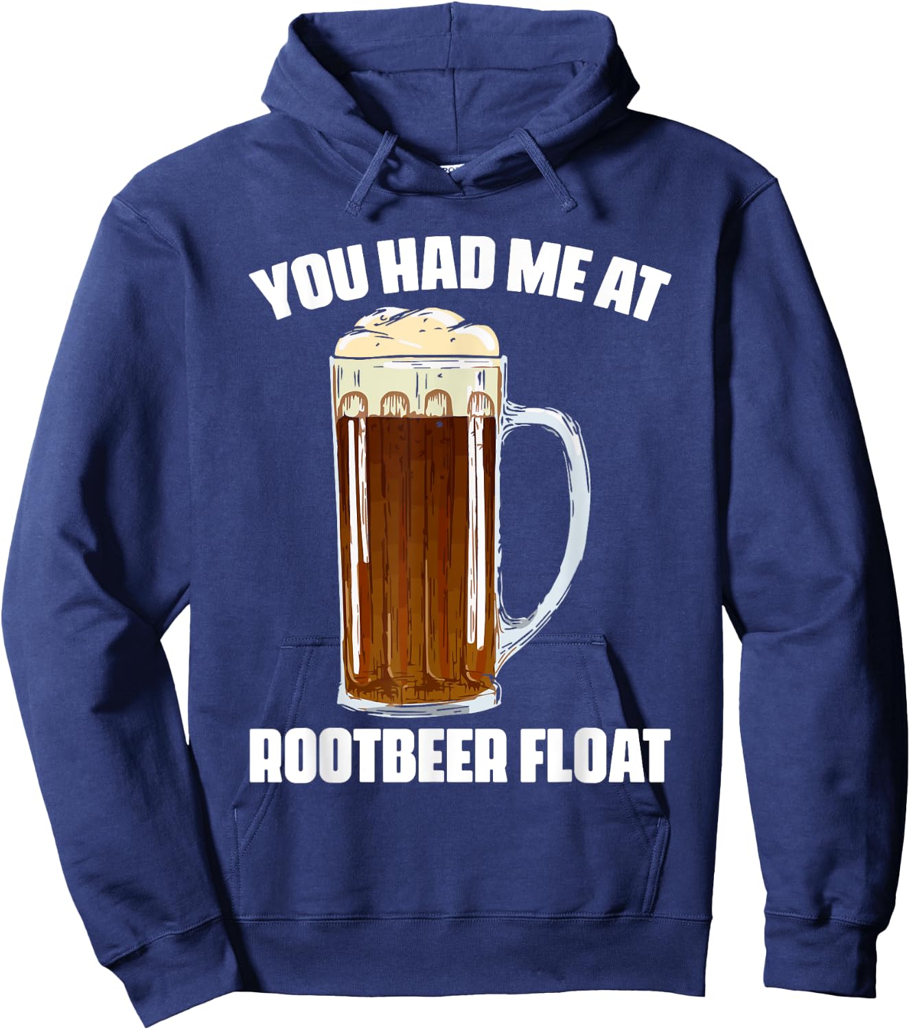 Cute Rootbeer Float Sayings Soda Lovers Hoodie - Hoodie | Navy