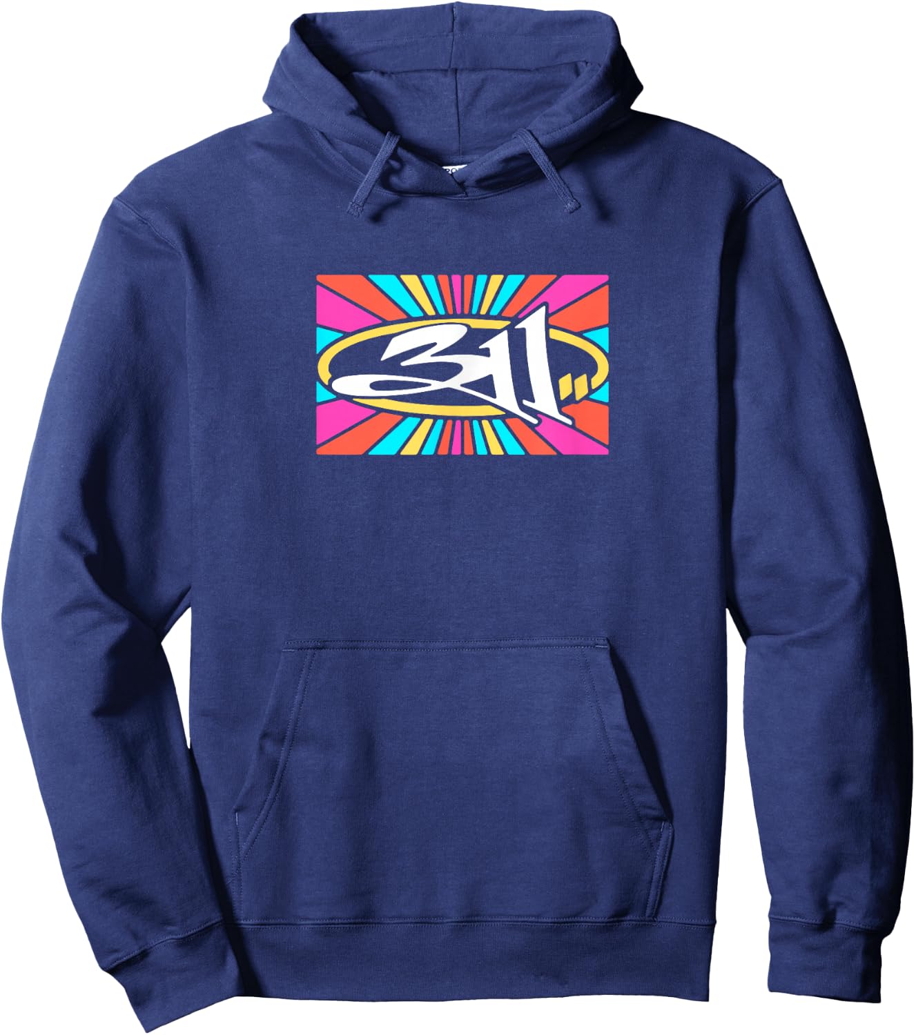 Official 311 Spectrum Logo Hoodie - Hoodie | Navy