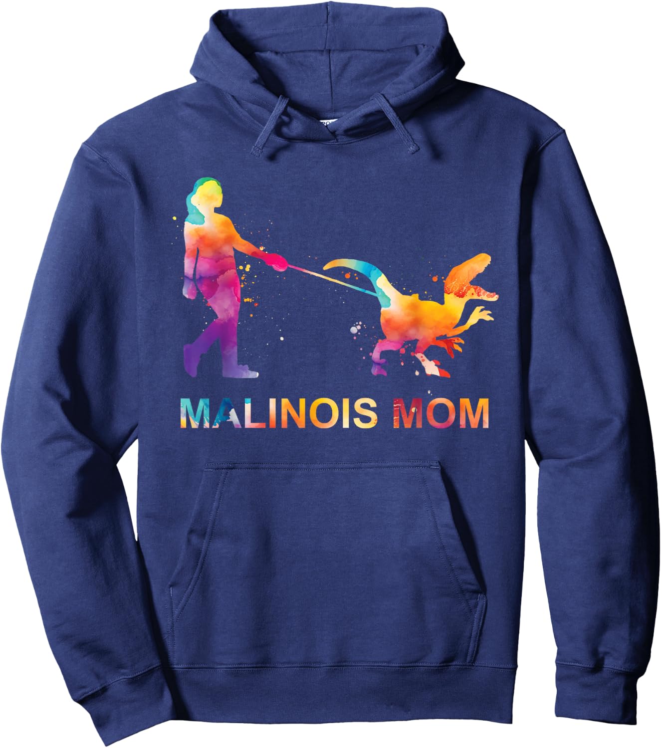Belgian Malinois Mom Funny Maligator Mama Hoodie - Hoodie | Navy