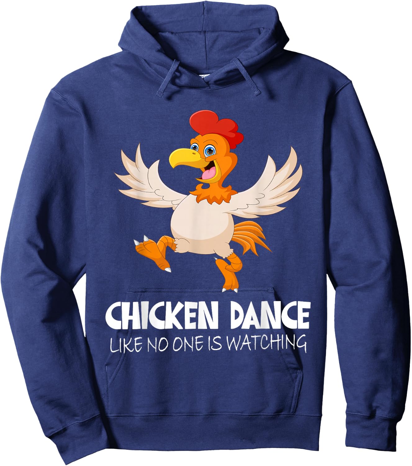 Chicken Dance Like No One Is Watching, Farm Boys Girls Dab Hoodie - Hoodie | Navy