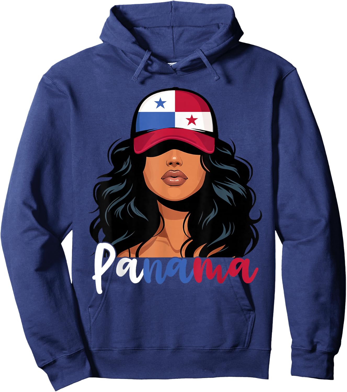 Panamanian Girl Panama Flag Proud Panameña Women Hoodie - Hoodie | Navy
