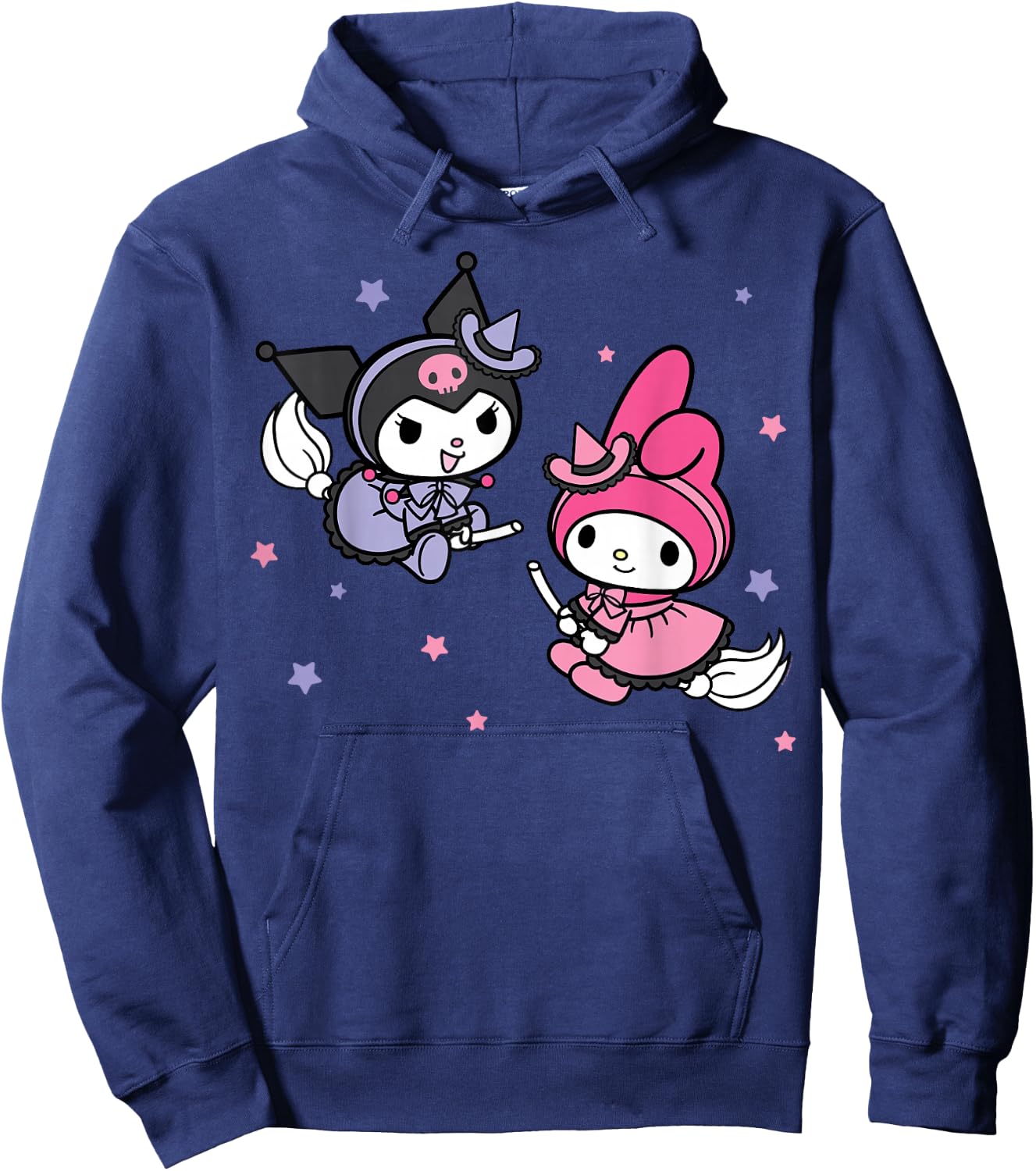 My Melody Kuromi Little Witches Halloween Hoodie - Hoodie | Navy