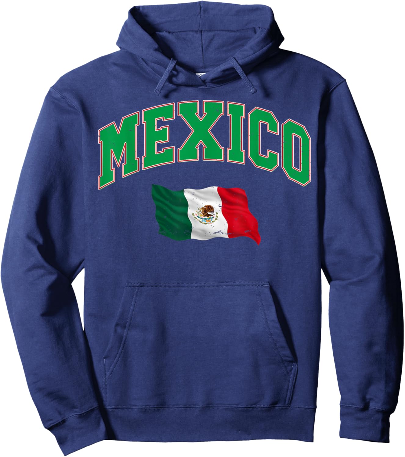 Mexico Flag Shirt - Proud Mexican Women Men Kids Mexico Hoodie - Hoodie | Navy