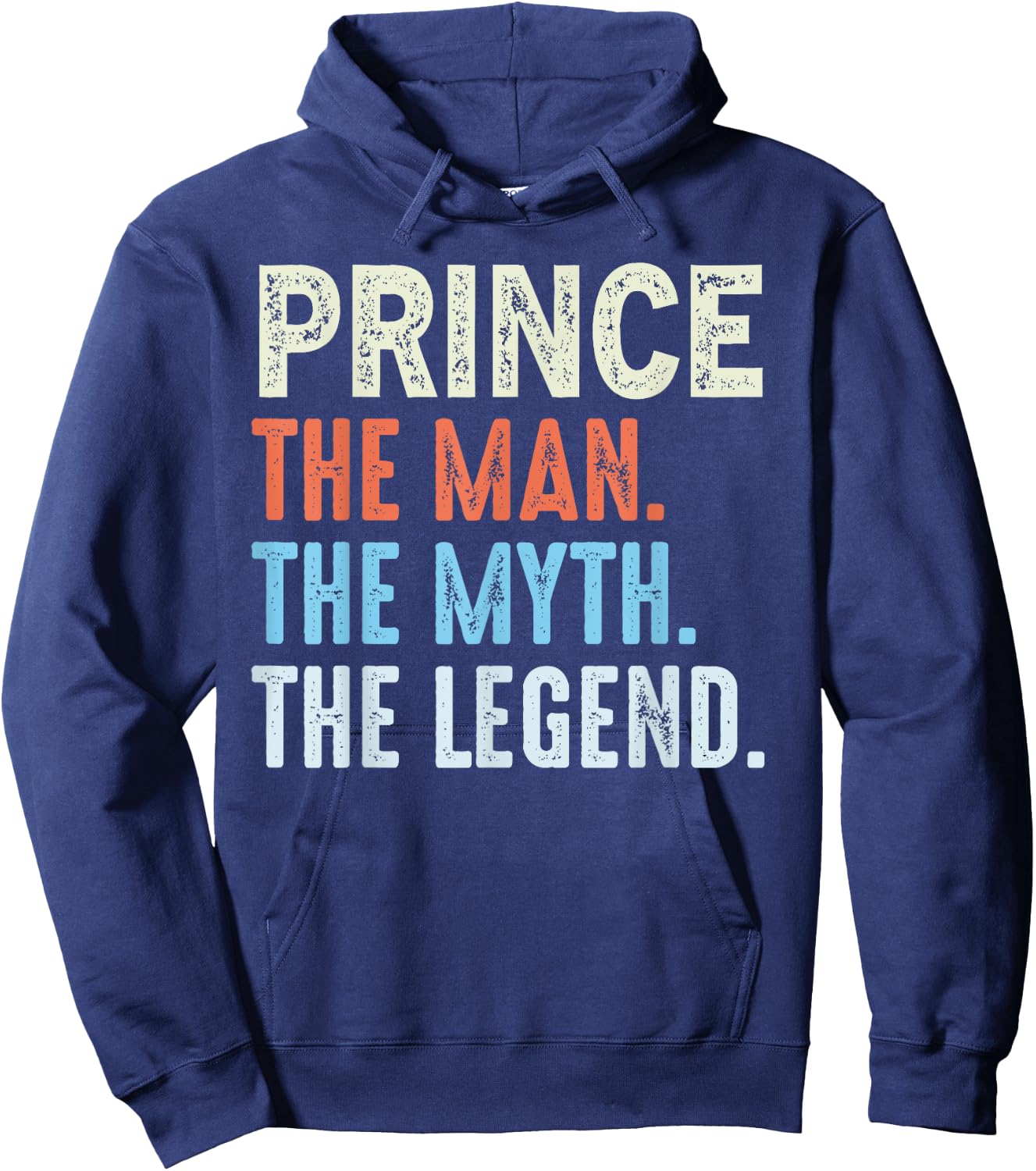 Prince The Legend Name Personalized Cute Idea Men Vintage Hoodie - Hoodie | Navy