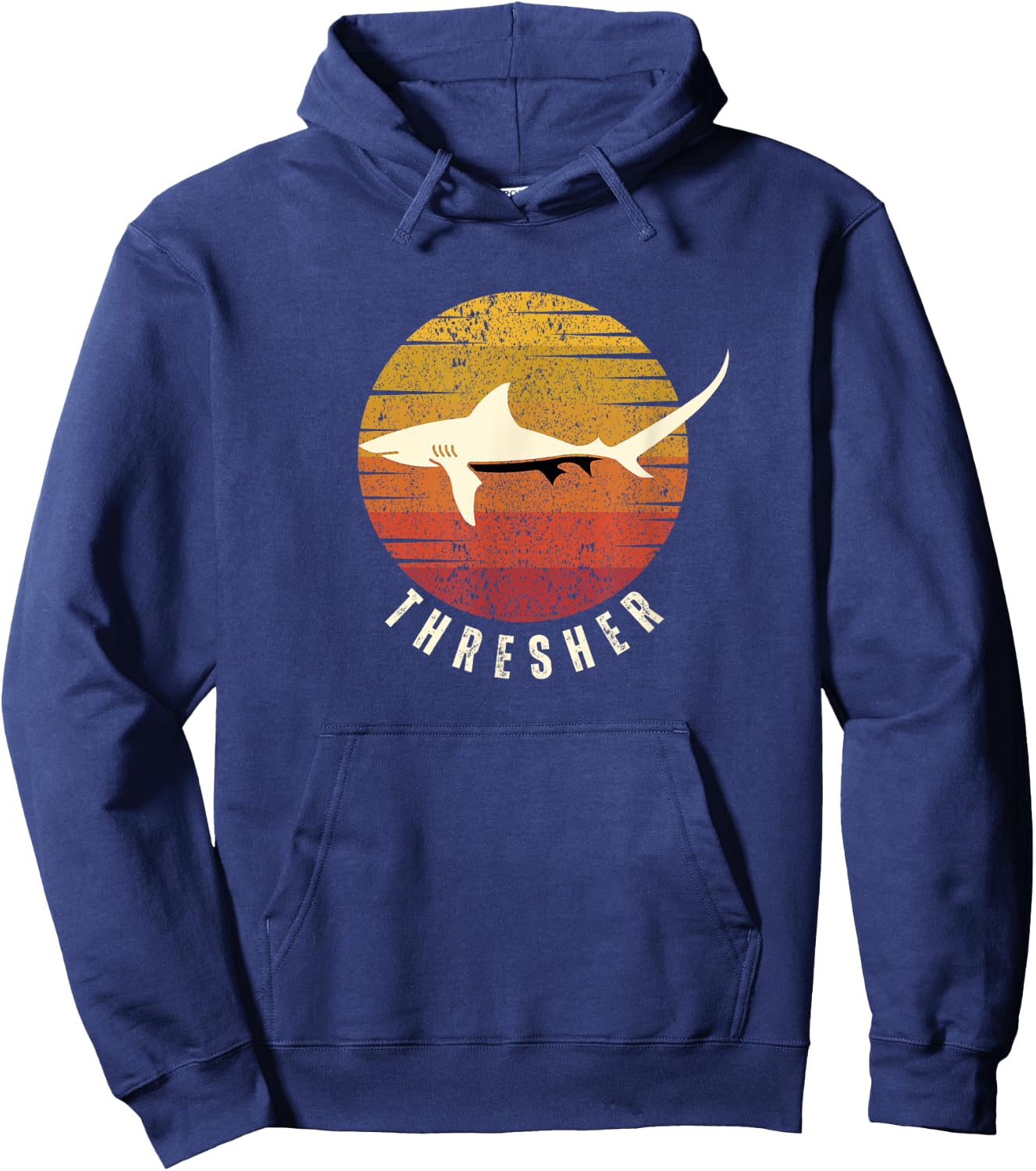 Thresher Shark Deep Sea Fishing Ocean Fish Shark Hoodie - Hoodie | Navy