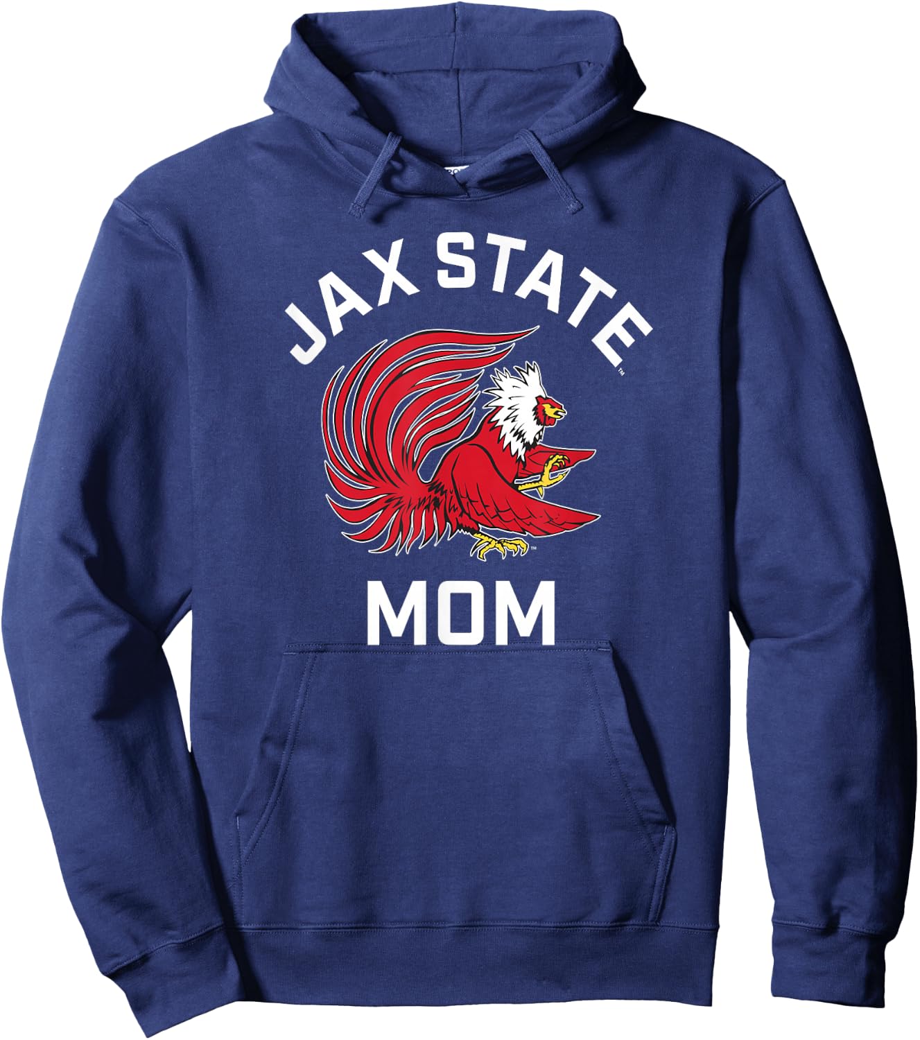 Jacksonville State University JSU Gamecocks Arched Mom Hoodie - Hoodie | Navy