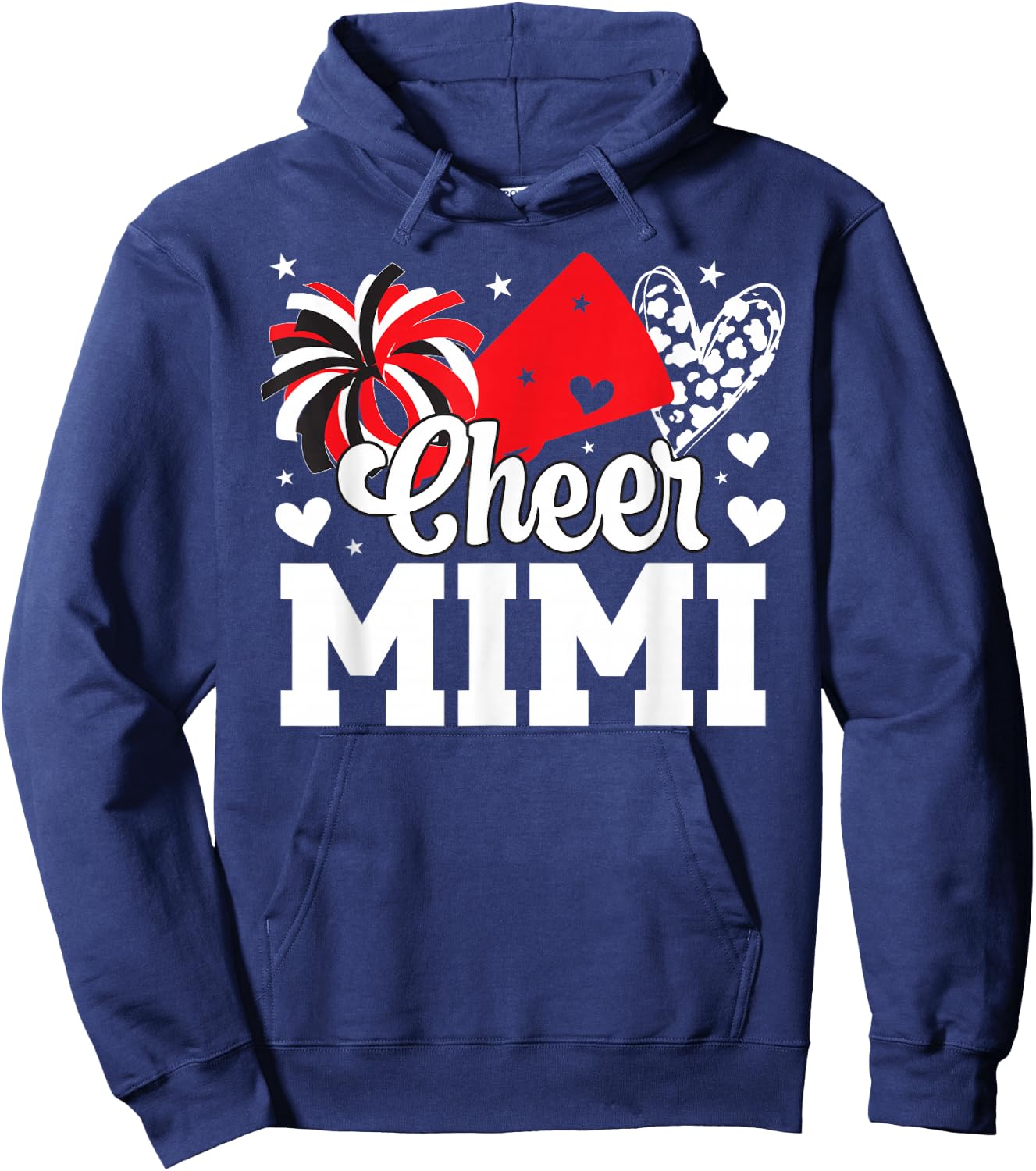 Cheer Mimi Of A Cheerleader Mimi Cheerleading Mimi Grandma Hoodie - Hoodie | Navy