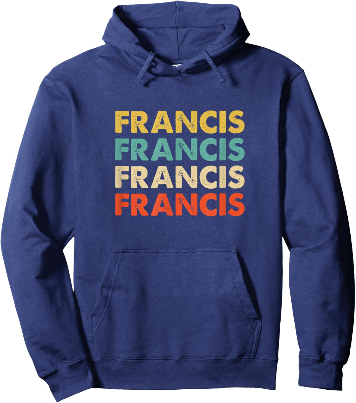 Francis Name Shirts & Gifts -Adults Personalized Classic Black Short Sleeve Small Hoodie - Hoodie | Navy