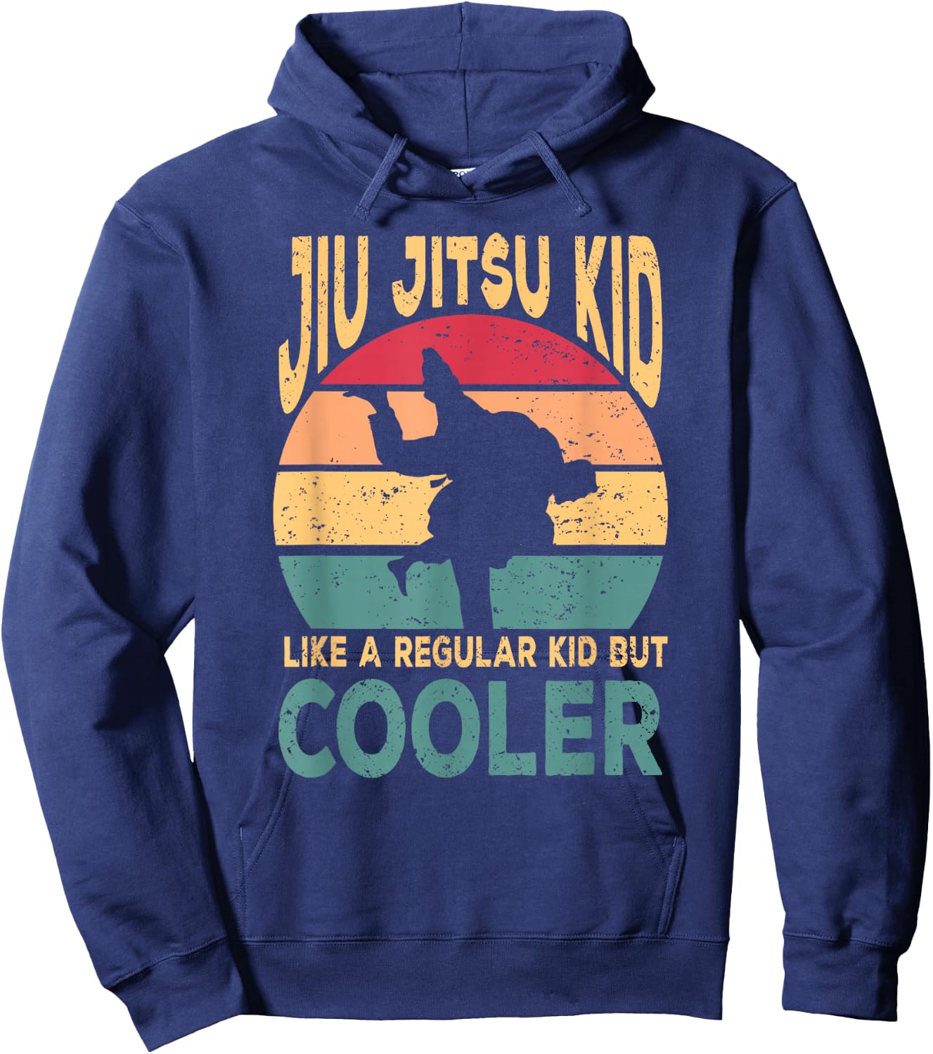 Funny Jiu Jitsu Kid Martial Art BJJ Hoodie - Hoodie | Navy