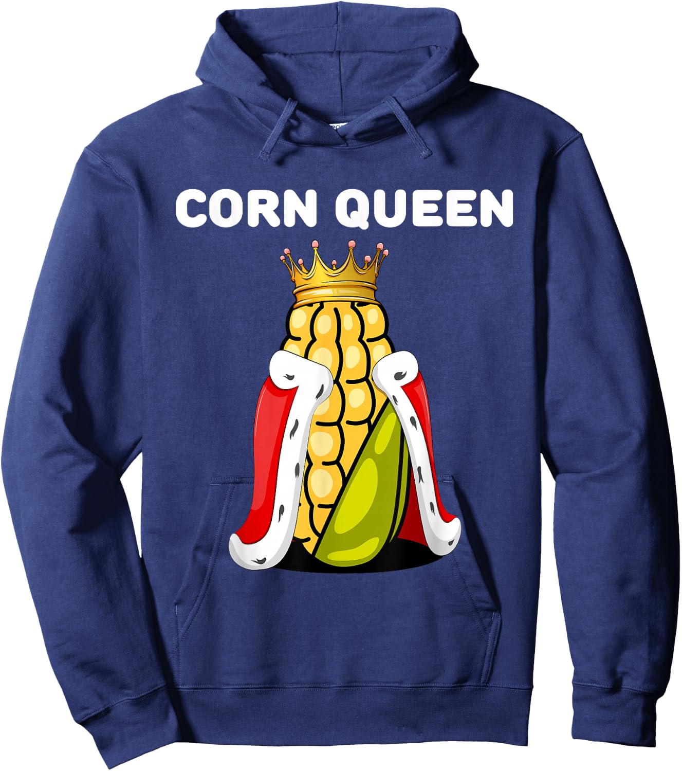 Corn Queen Gear Corn Apparel Cute Cob Sweetcorn Corn Hoodie - Hoodie | Navy