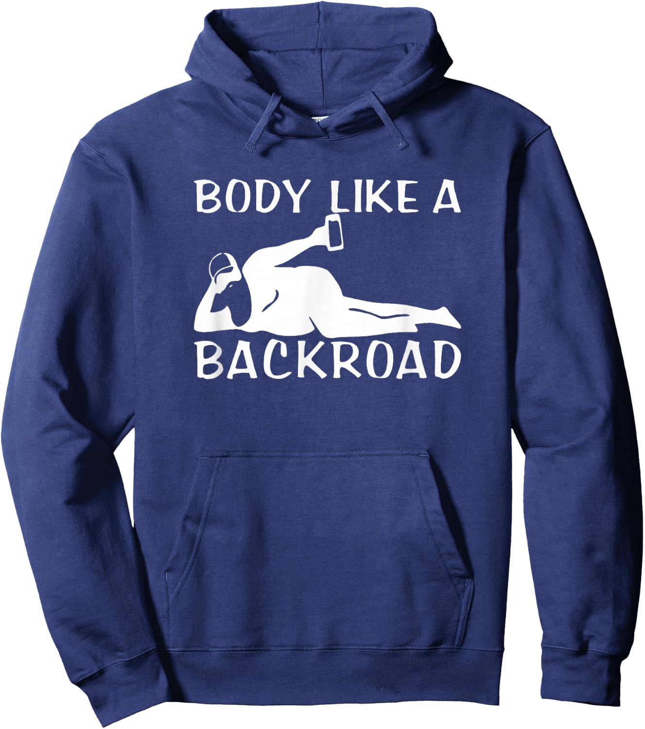 Body Like A Backroad THE ORIGINAL Back Road Hoodie - Hoodie | Navy