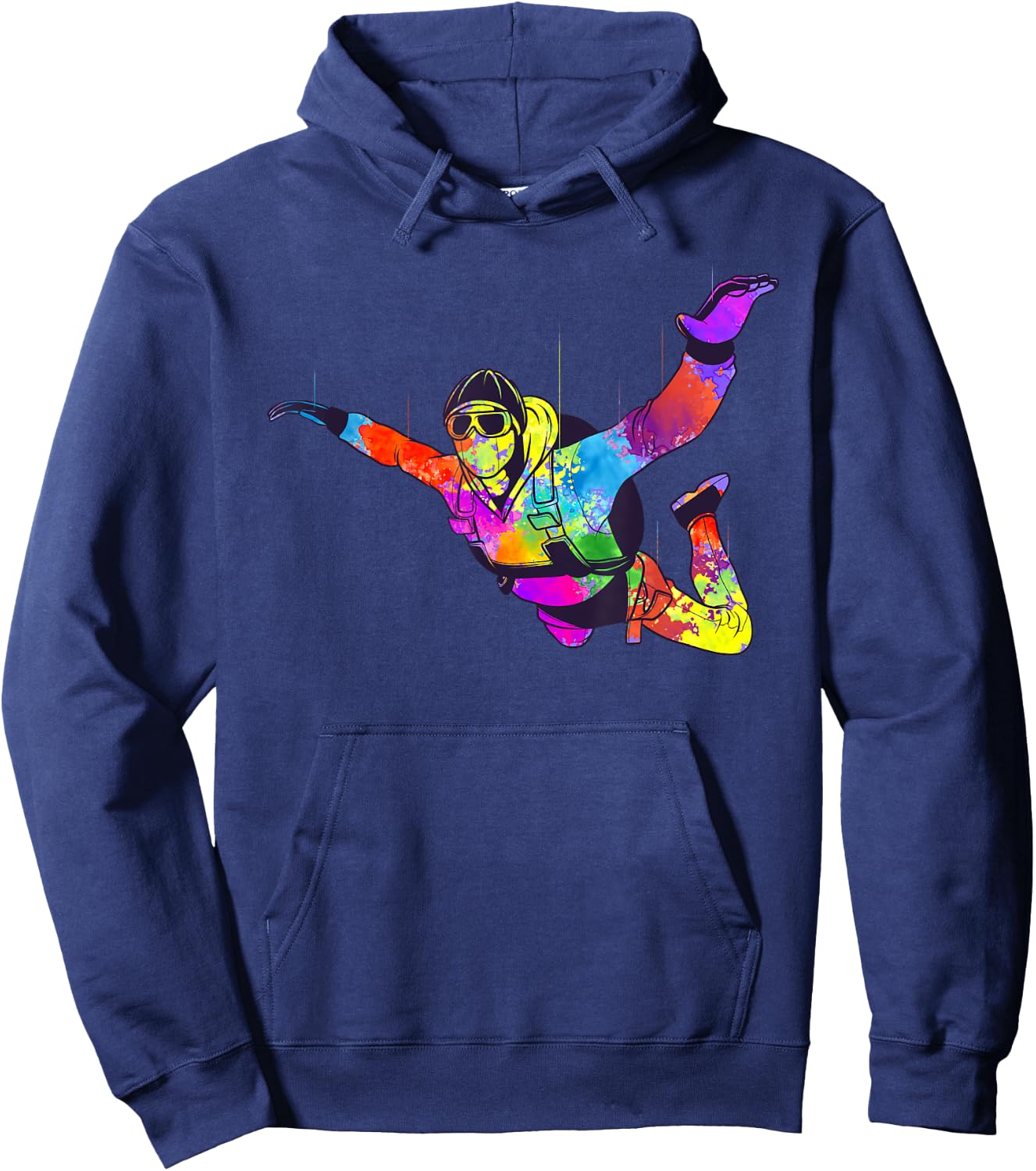 Cool Skydiving Art Women Indoor Skydive Sky Diving Hoodie - Hoodie | Navy