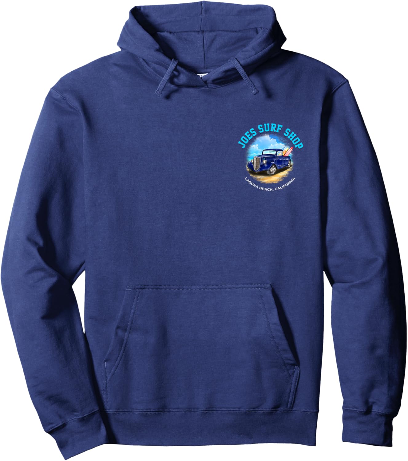 Joe's Surf Truck Logo Graphic Hoodie - Hoodie | Navy