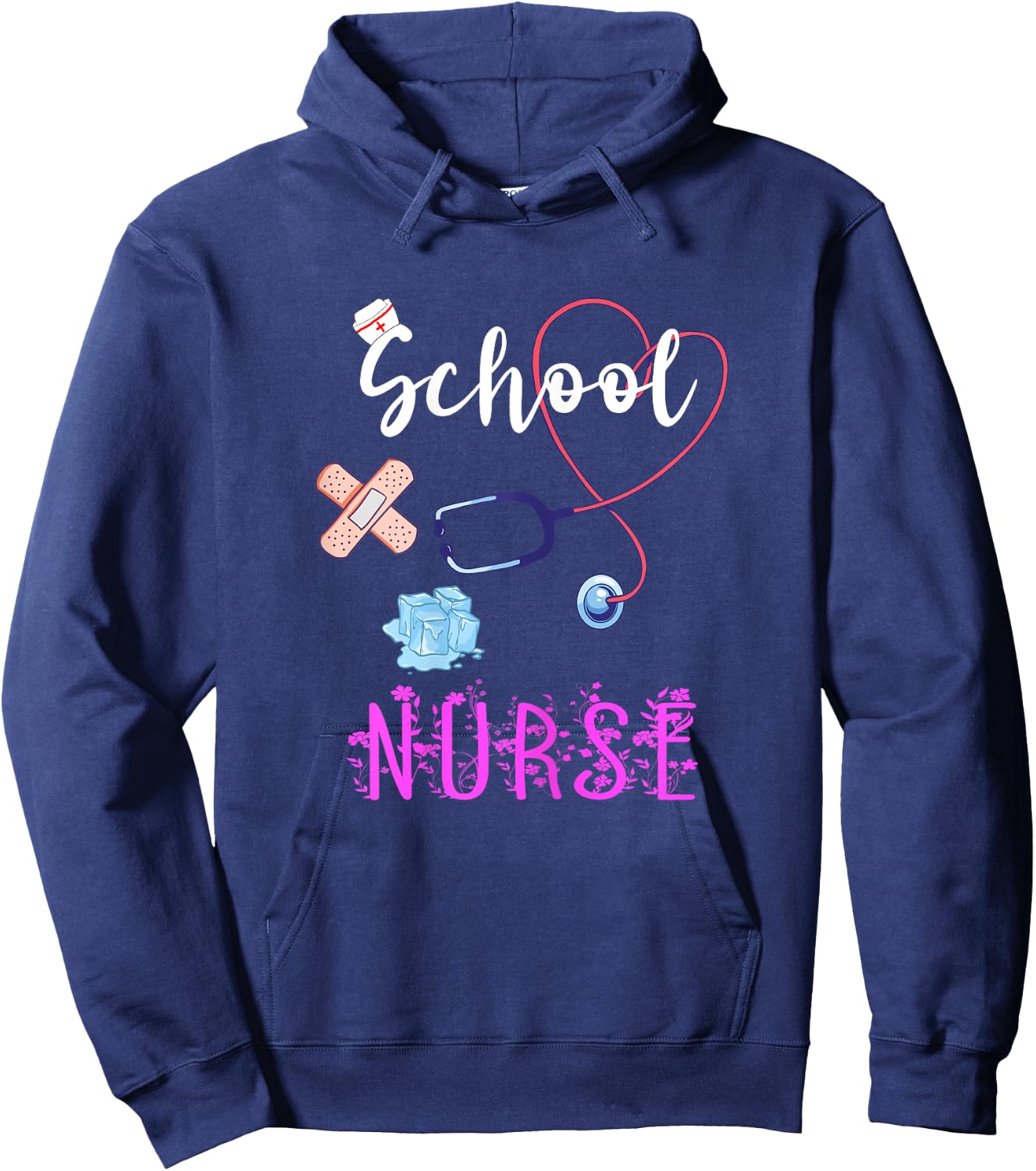 School Nurse Medical Nursing Nurse Student Back To School Hoodie - Hoodie | Navy