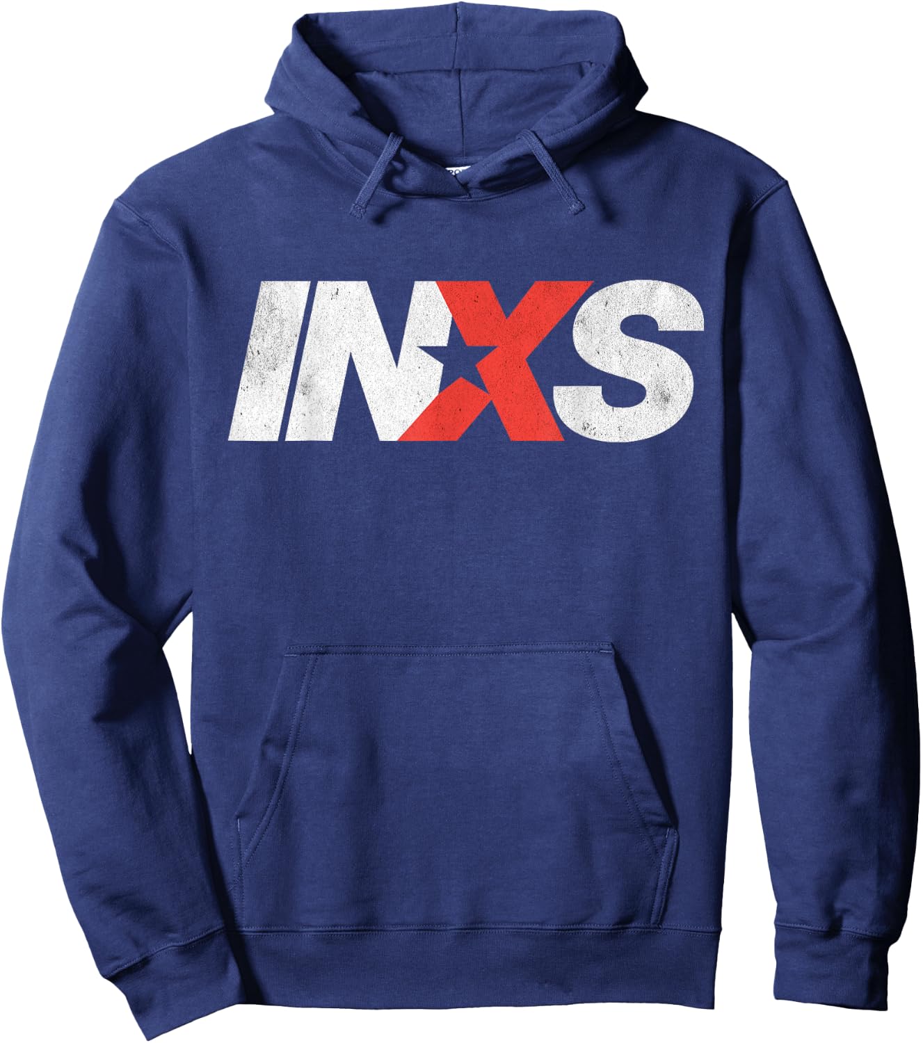 INXS – EW Logo Black Hoodie - Hoodie | Navy