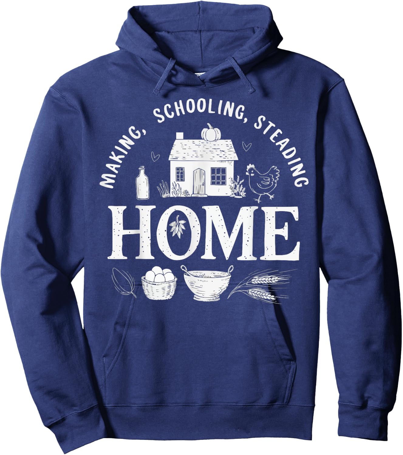 Homeschool Mom Homeschooling Parent Teacher Education Women Hoodie - Hoodie | Navy