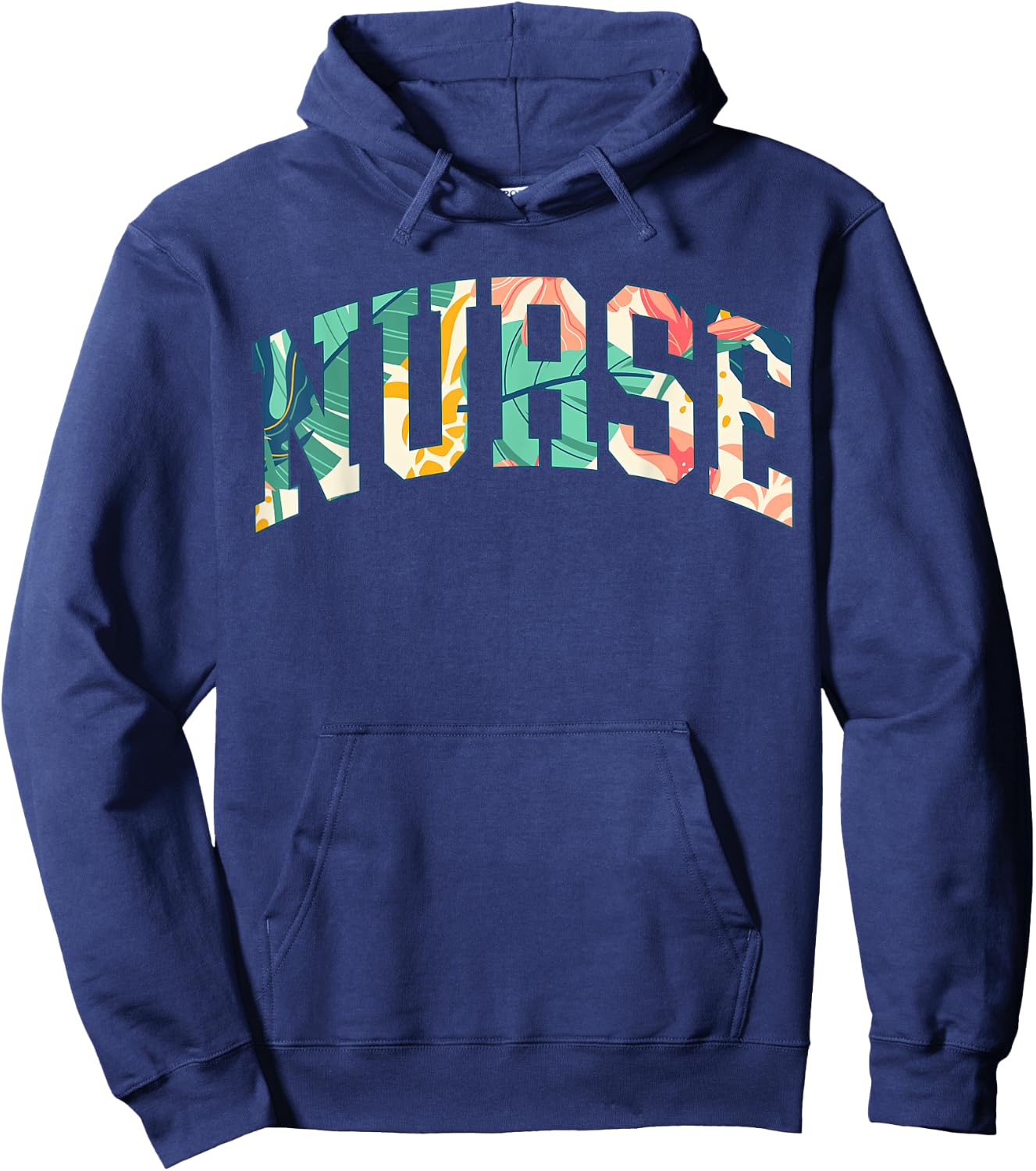 Nurse Tropical Plants Nurse Hawaii Island Vacation Aloha Hoodie - Hoodie | Navy