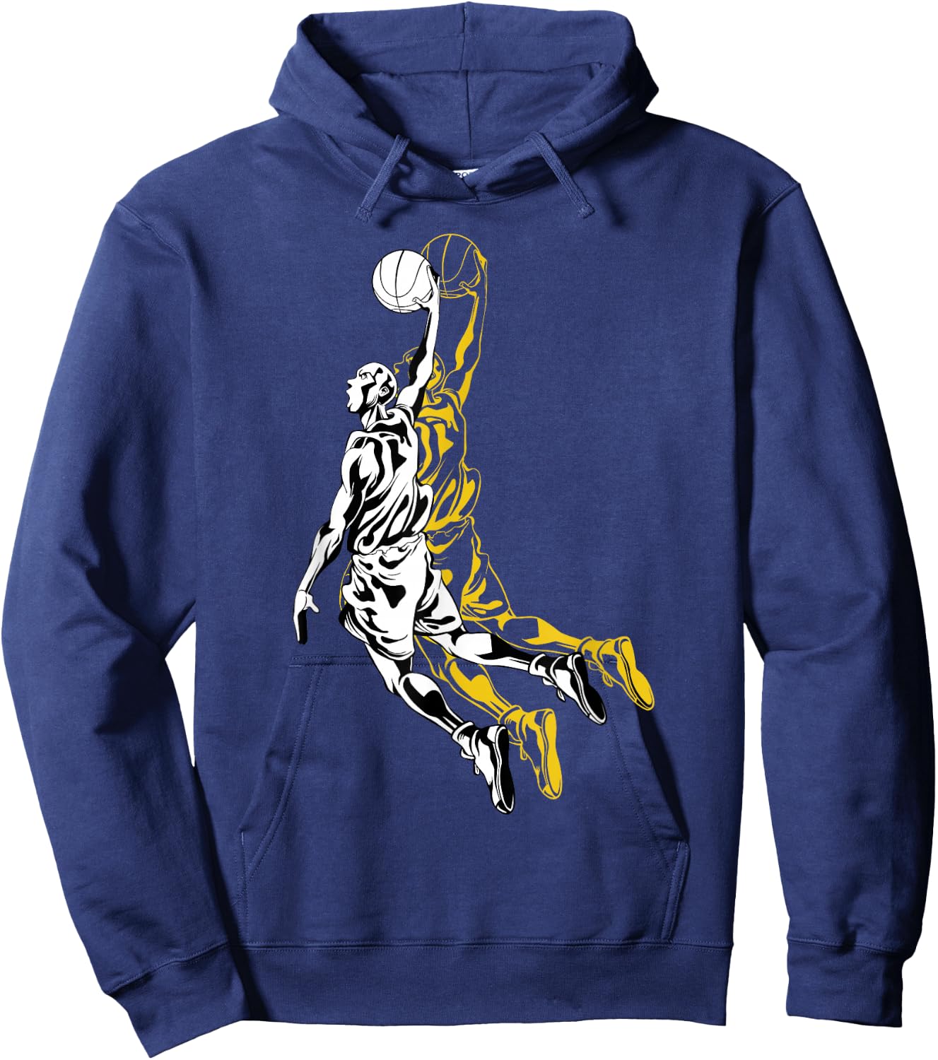 Basketball Player Evolution Slam Dunk Present for Kids Man Hoodie - Hoodie | Navy
