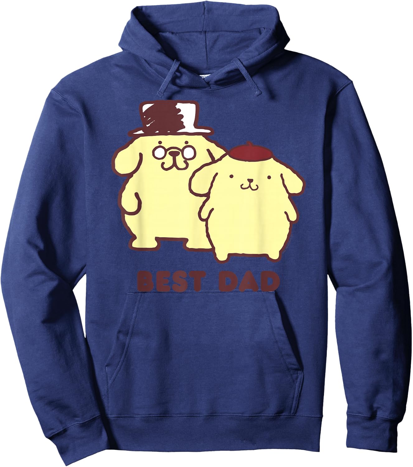 Pompompurin Best Dad Father's Day Hoodie - Hoodie | Navy