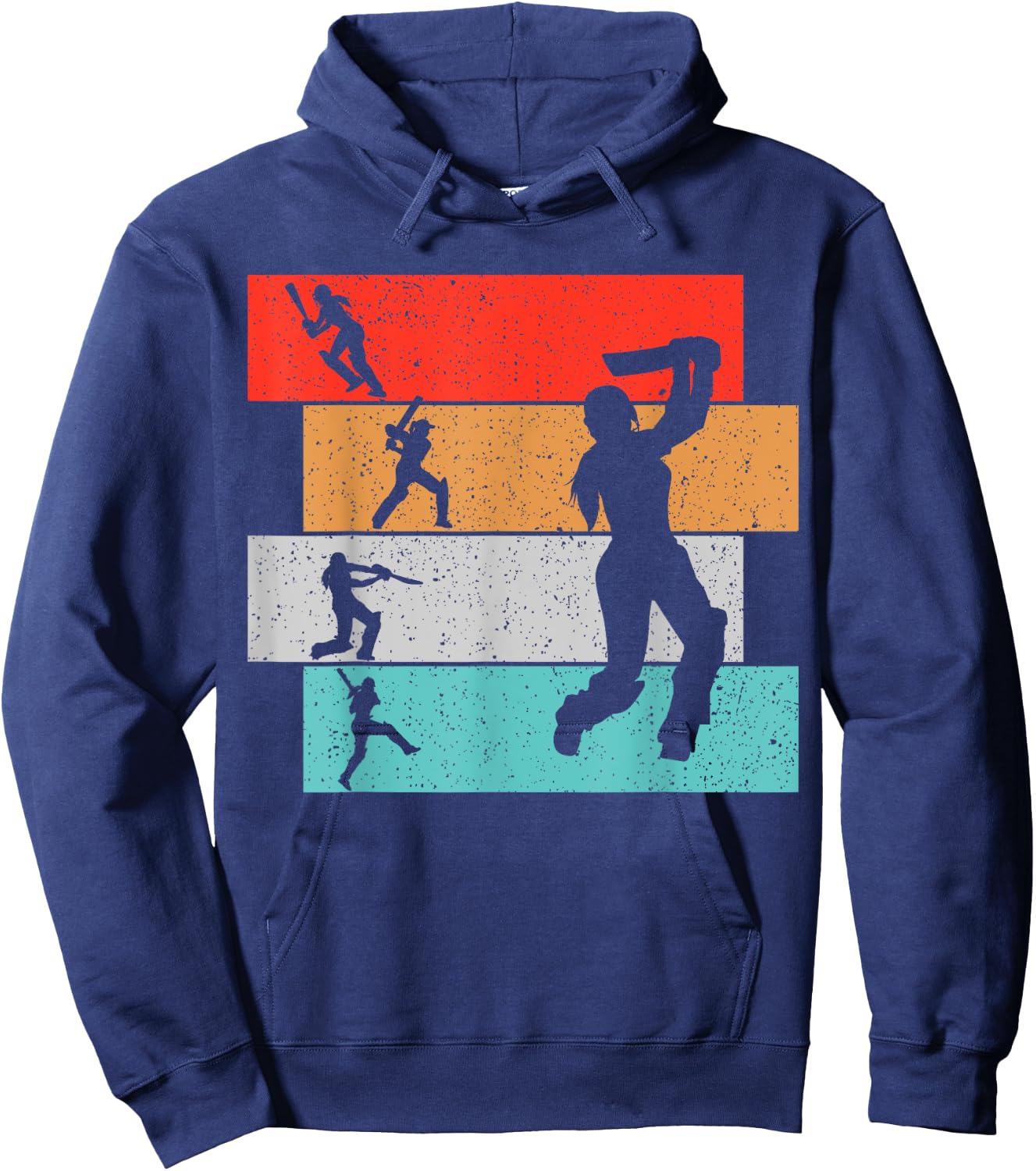 Cricket Player Girls Women Hoodie - Hoodie | Navy