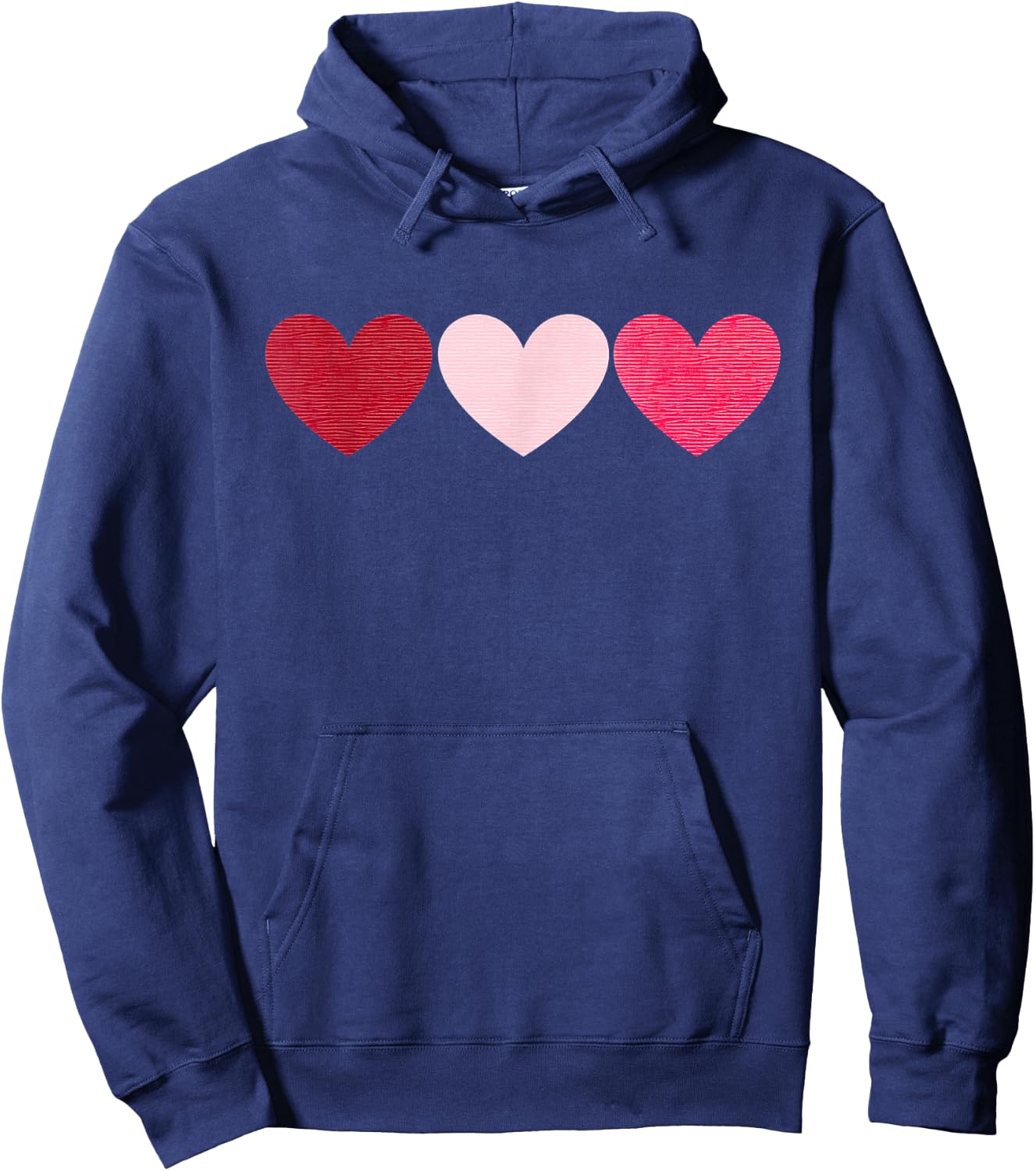 Funny Hearts Design Cute Heart Hoodie - Hoodie | Navy