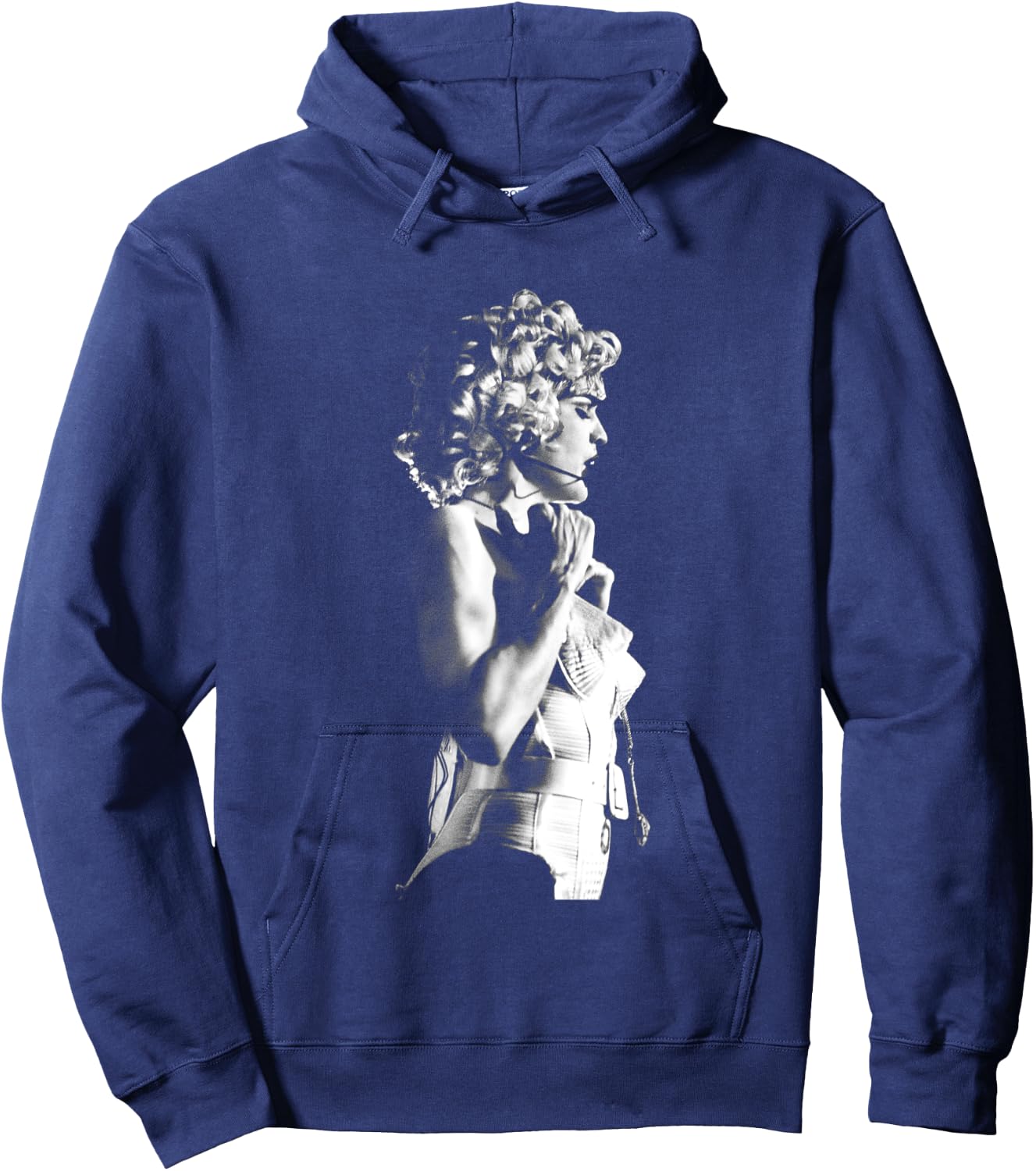 Madonna Live B&W Blonde Ambition Tour By Stephen Wright Hoodie - Hoodie | Navy