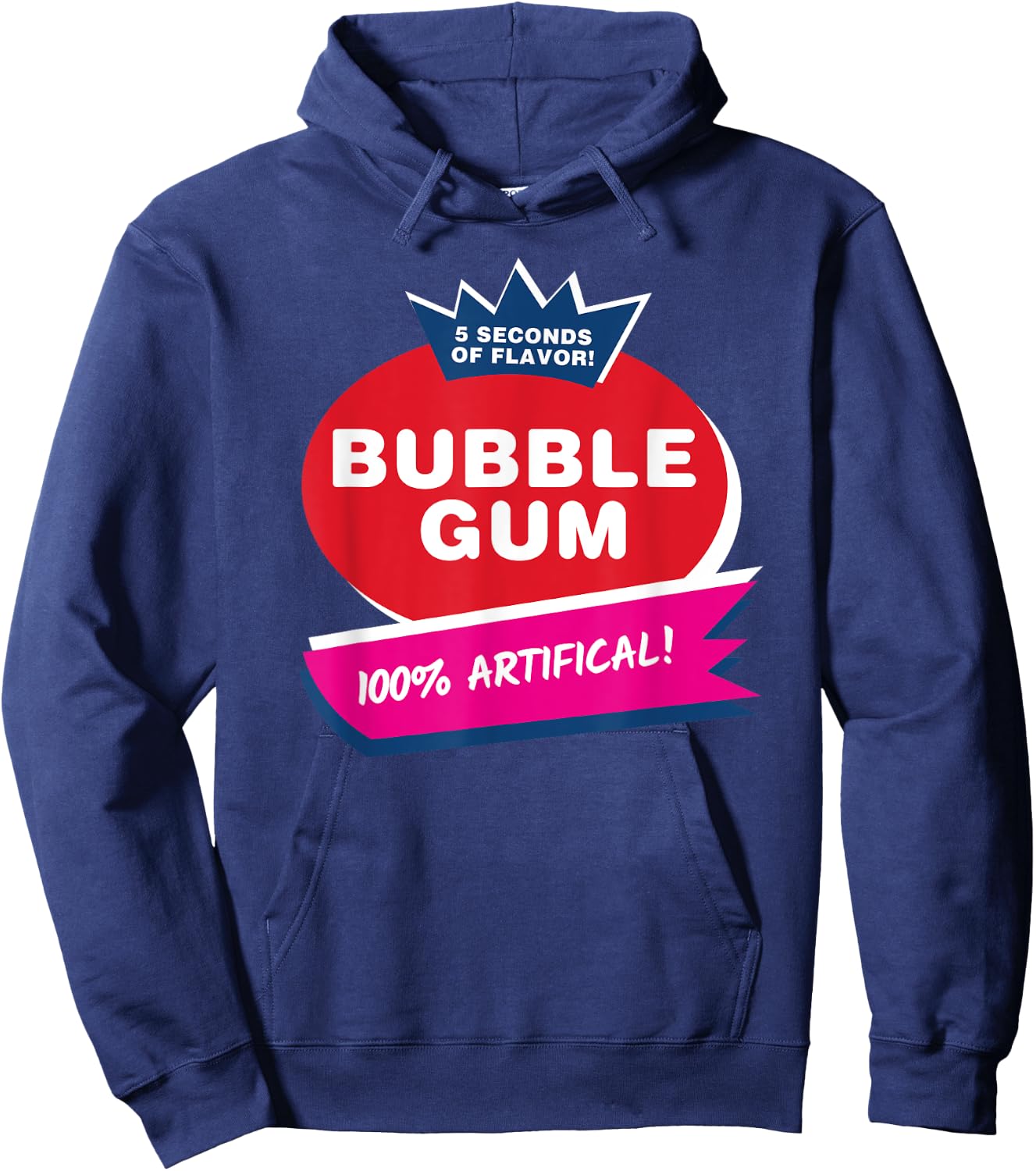 Funny Pink Bubble Gum Halloween Costume Hoodie - Hoodie | Navy