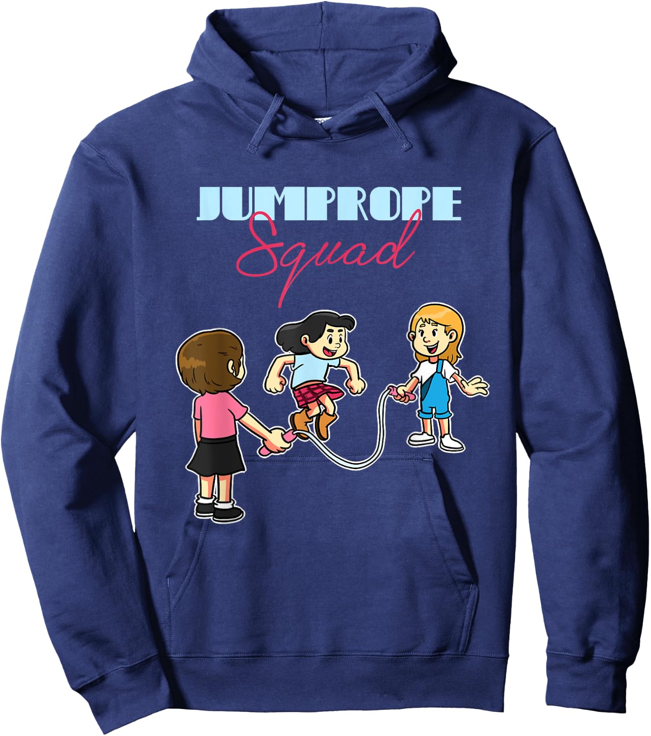 Jump Rope Squad Rope Skipping Team Hoodie - Hoodie | Navy