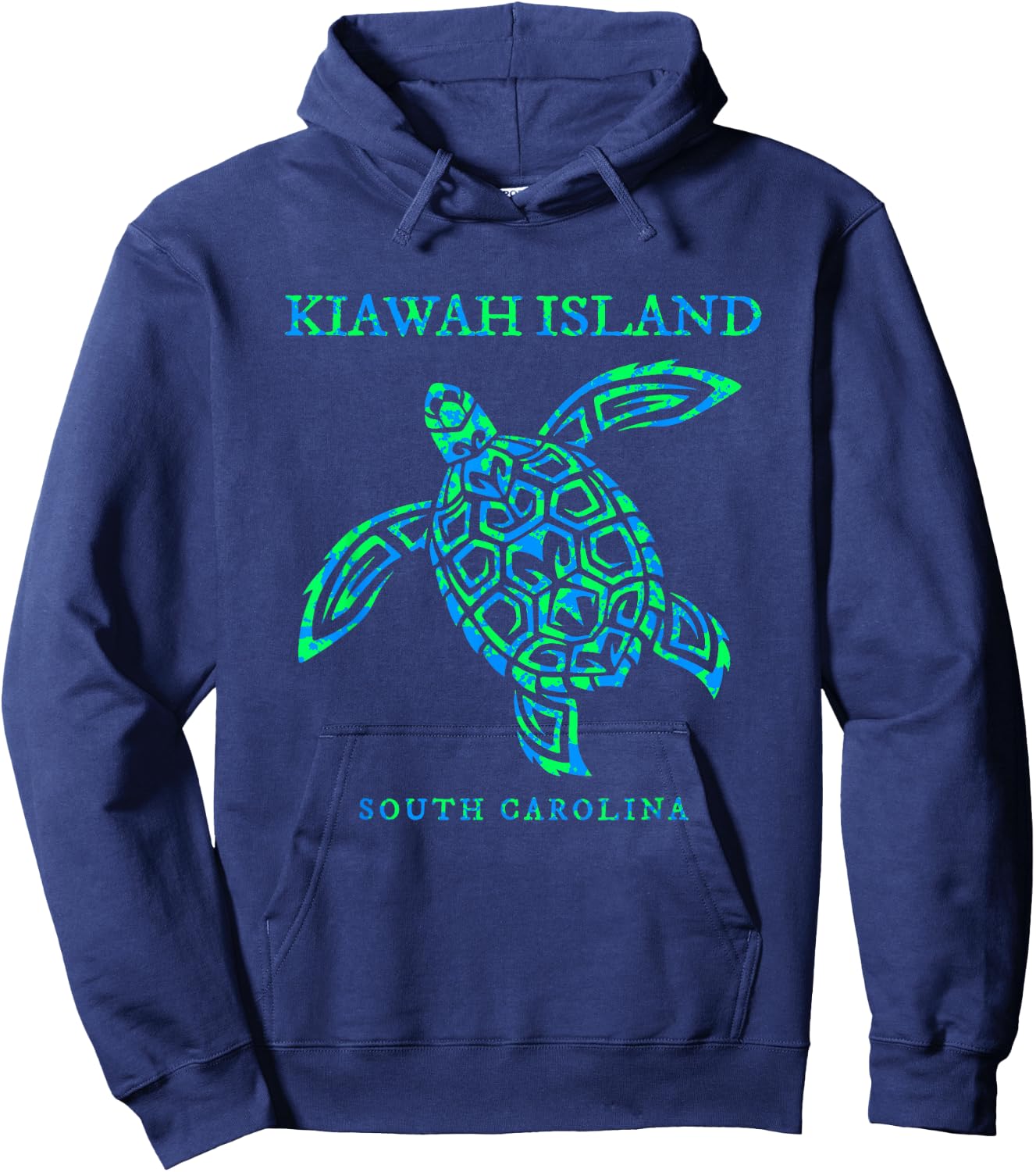 Kiawah Island South Carolina Sea Turtle Souvenir Boys Girls Hoodie - Hoodie | Navy