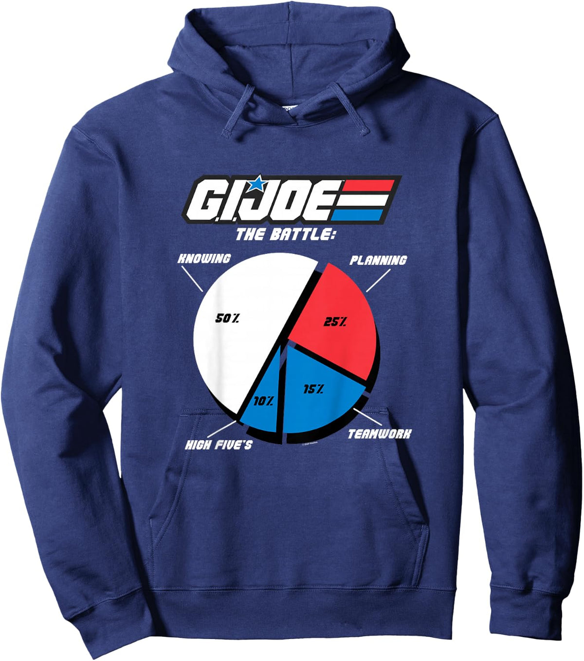 Kids G.I. Joe A Real American Hero The Battle Plan Pie Chart Hoodie - Hoodie | Navy