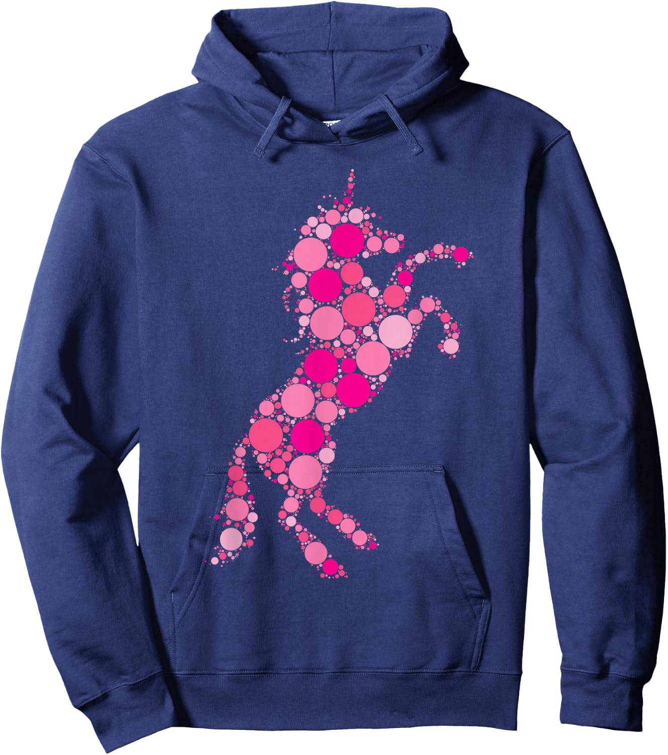 Pink Polka Dot Unicorn International Dot Day Hoodie - Hoodie | Navy