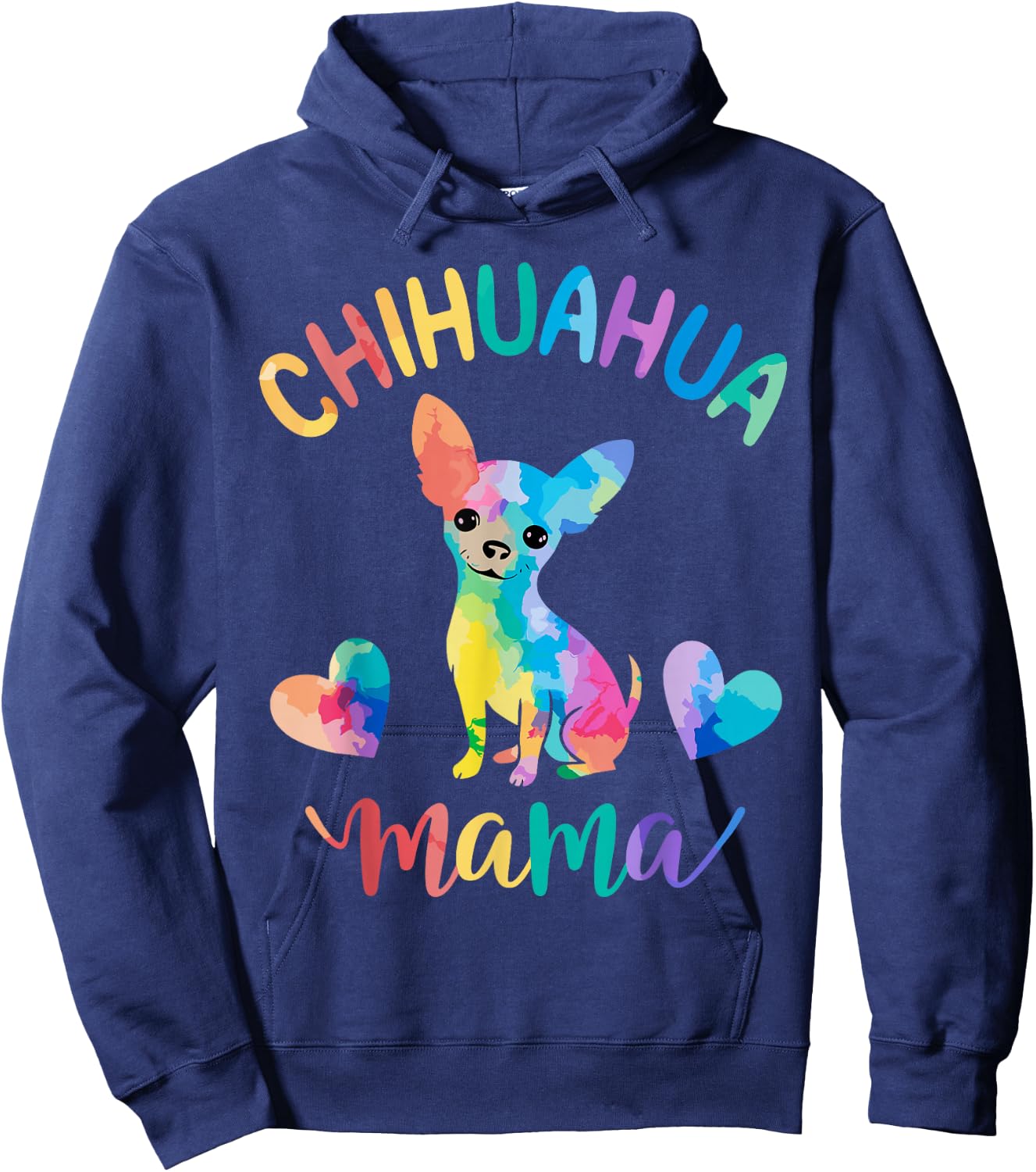Chihuahua Mama Dog Mom Hoodie - Hoodie | Navy