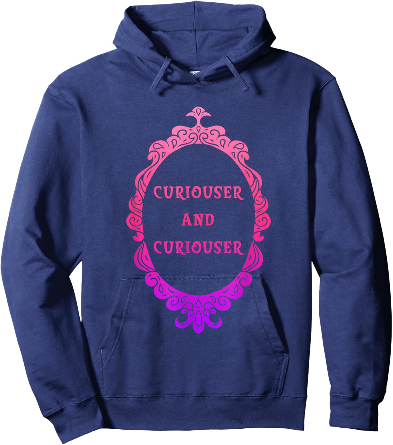 Curiouser & Curiouser Hoodie - Hoodie | Navy