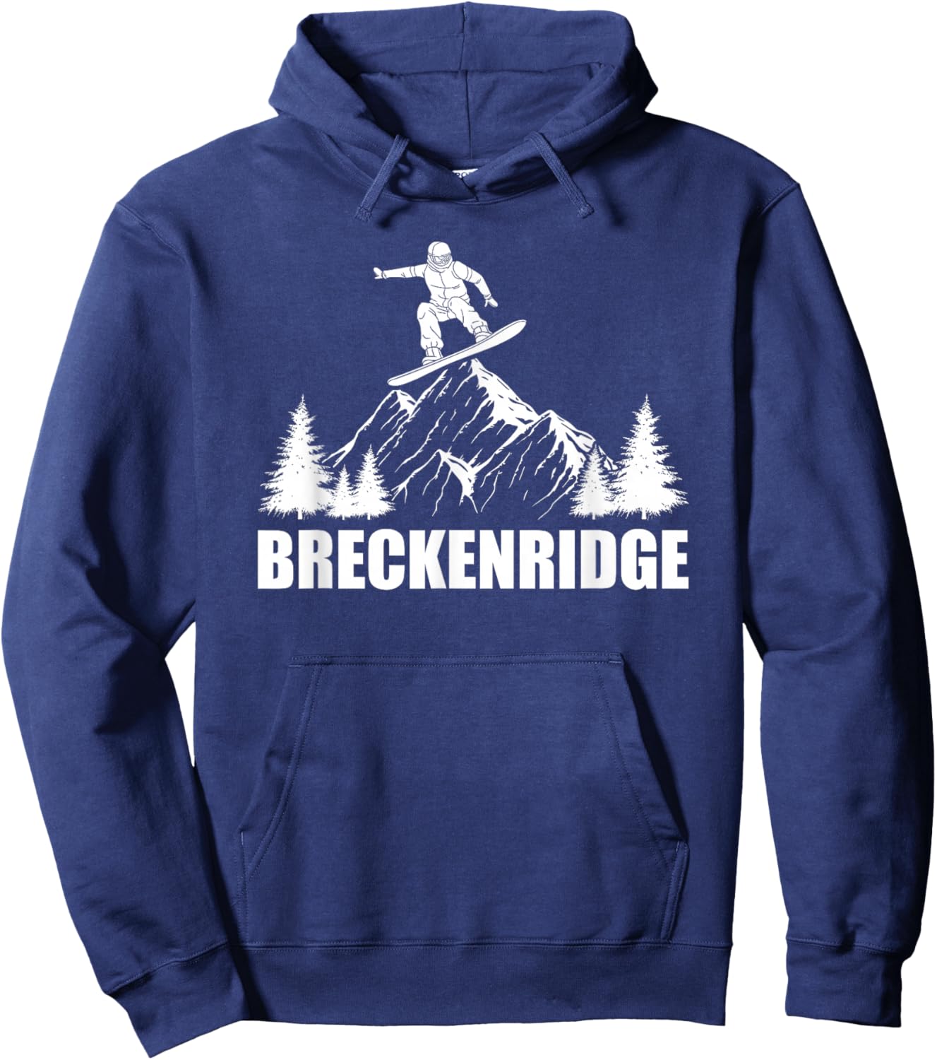 Snowboard Breckenridge Colorado Snowboarding Hoodie - Hoodie | Navy