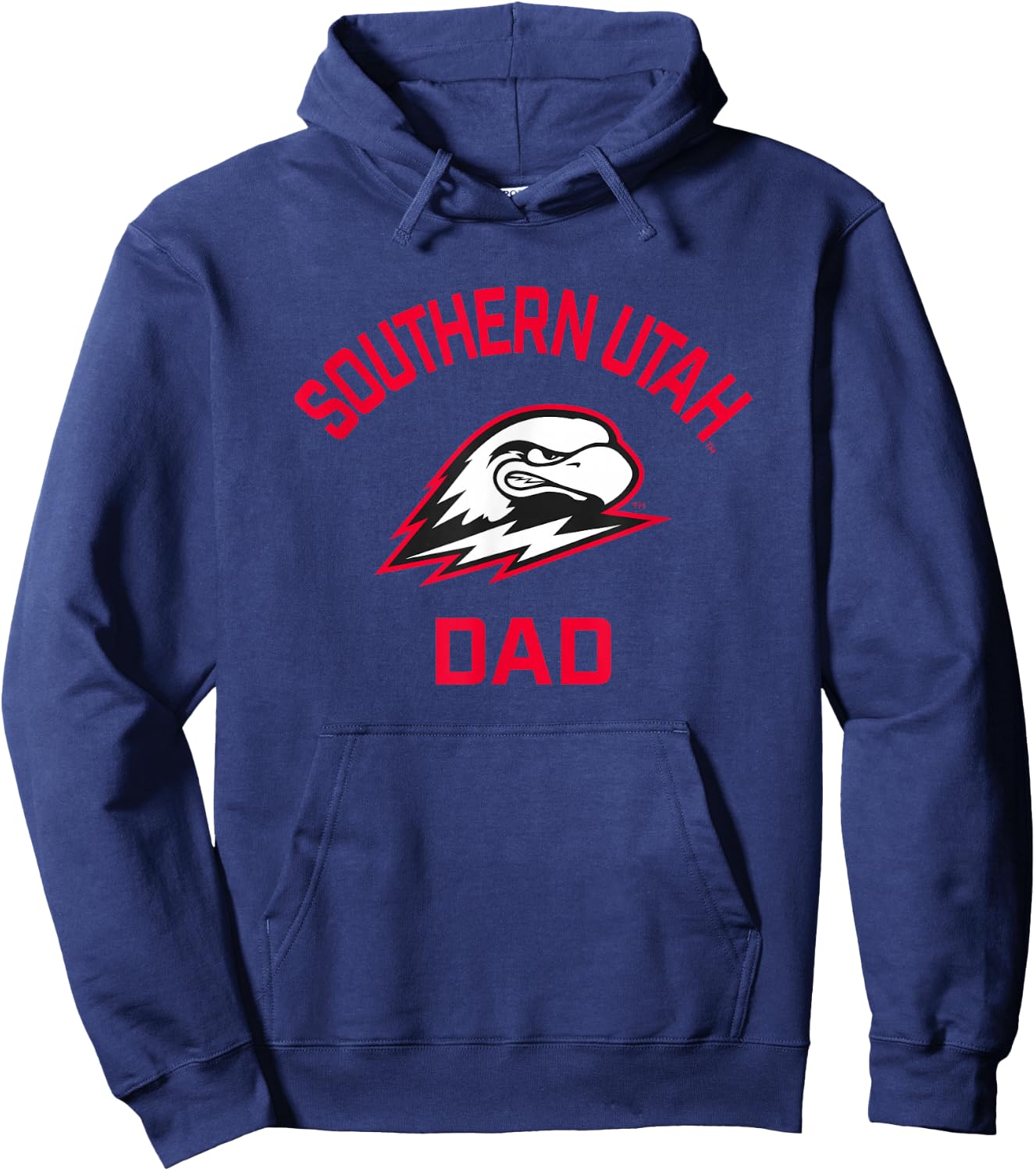 Southern Utah University Thunderbirds Arched Dad Hoodie - Hoodie | Navy