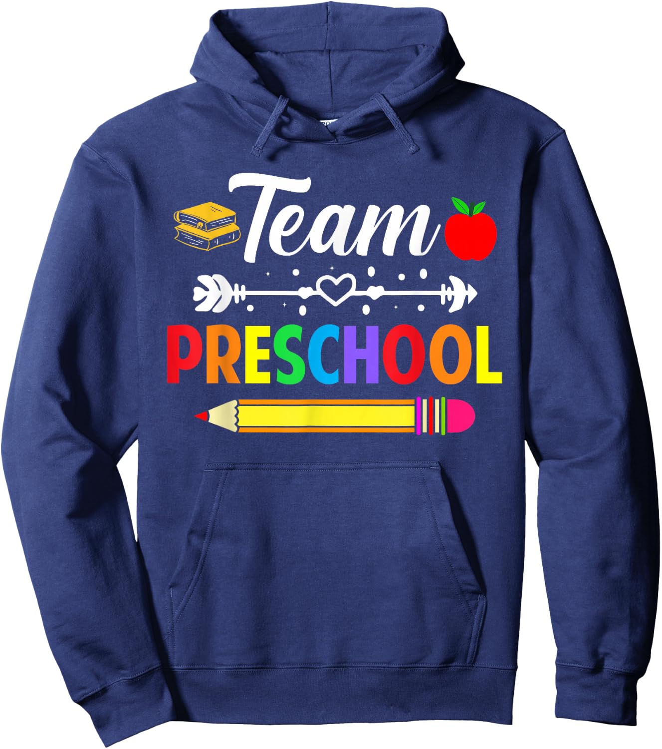 Team Preschool Teacher Preschool Team Teacher School Grade Hoodie - Hoodie | Navy