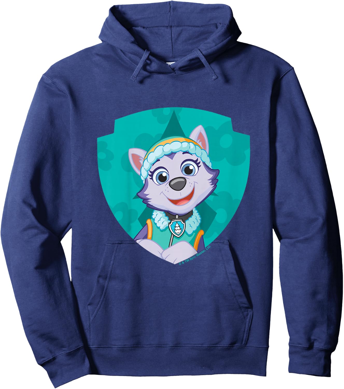 PAW Patrol Everest Big Chest Shield Emblem Hoodie - Hoodie | Navy