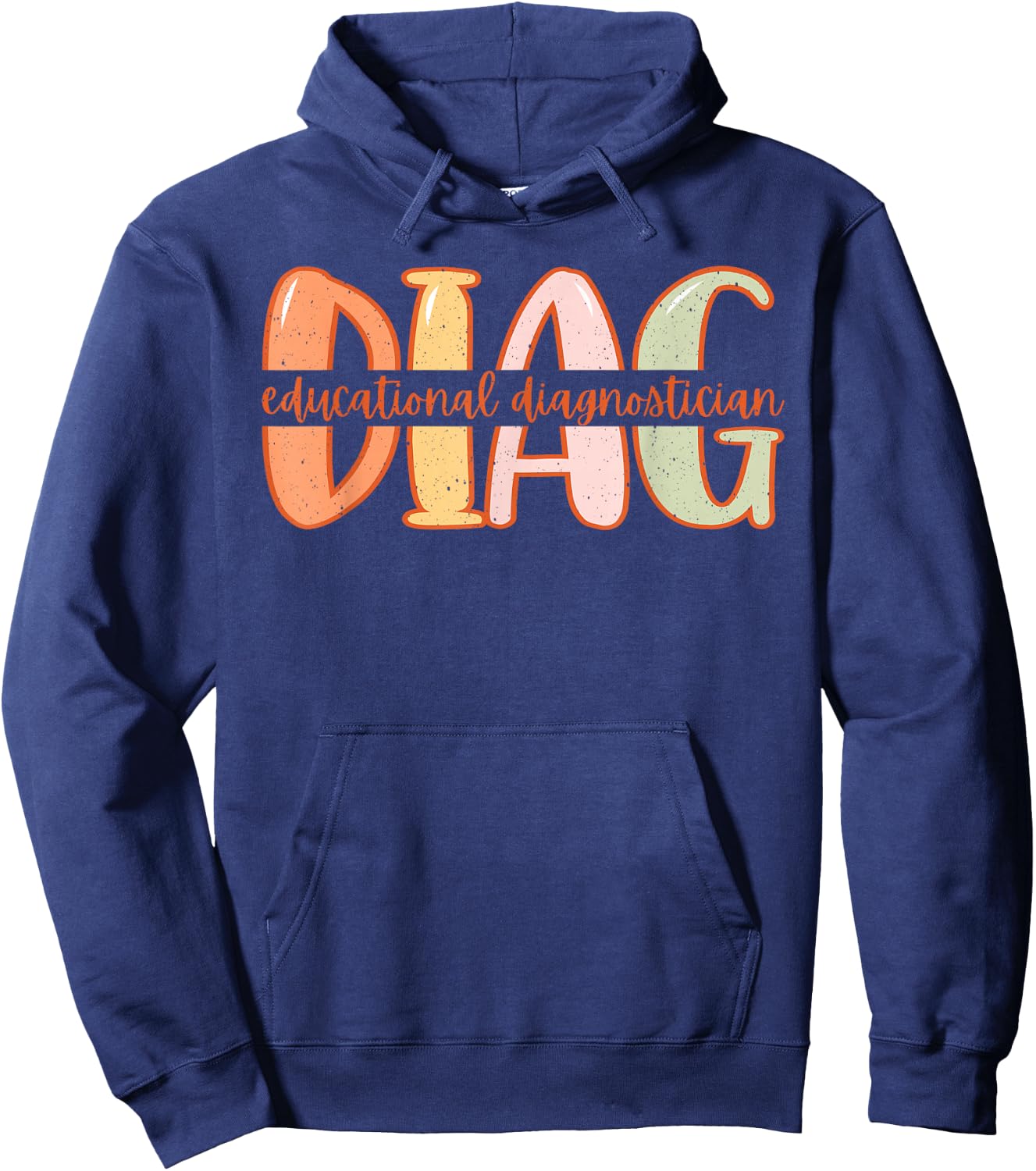 Educational Diagnostician School DIAG Retro DIAG Graduation Hoodie - Hoodie | Navy
