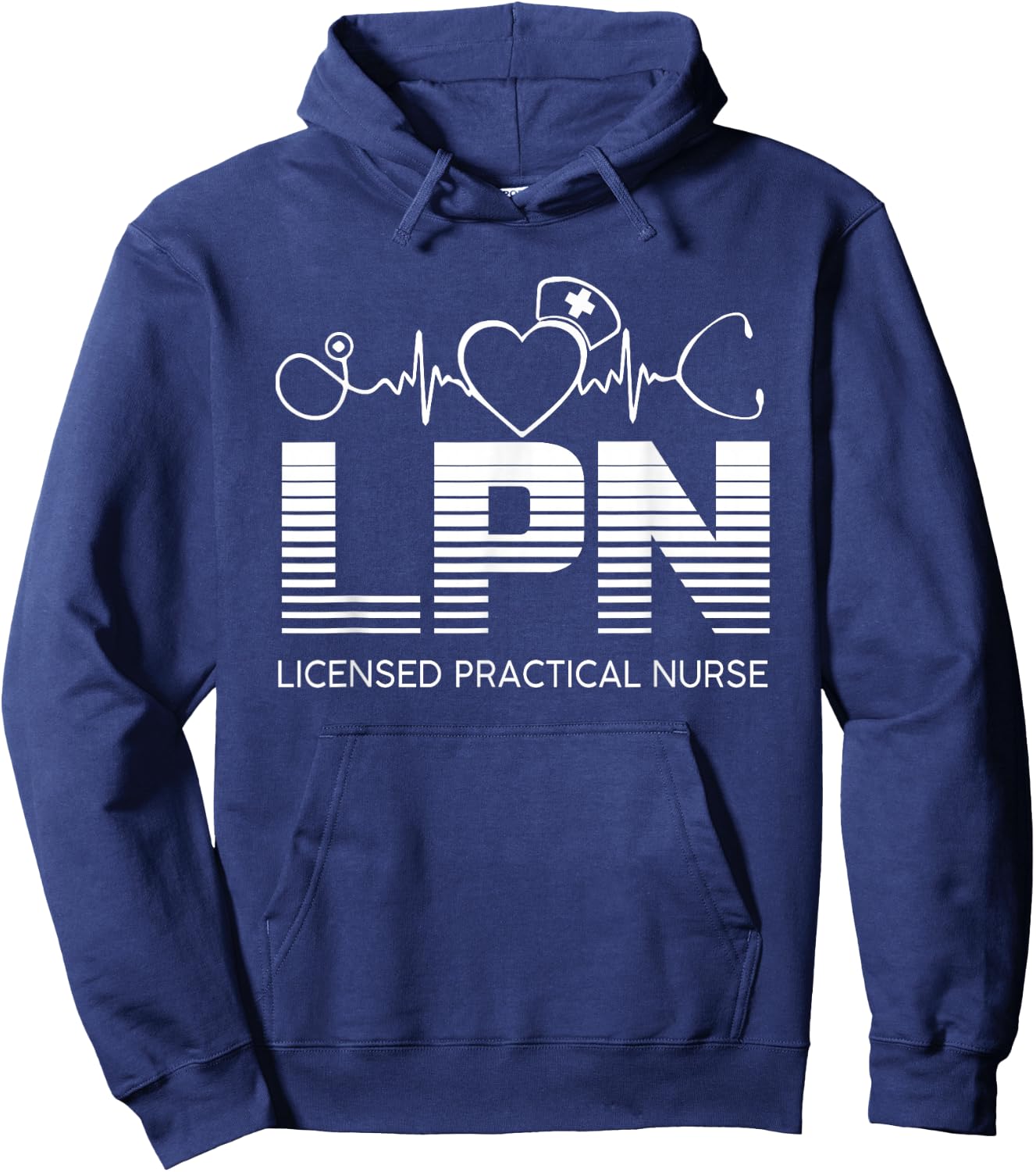 LPN Nurse Licensed Practical Nursing Nurse Week Healthcare Hoodie - Hoodie | Navy