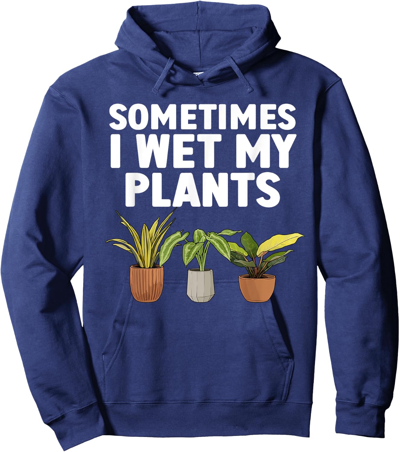 Funny Plant Art Women Gardening Gardener Plant Lover Hoodie - Hoodie | Navy