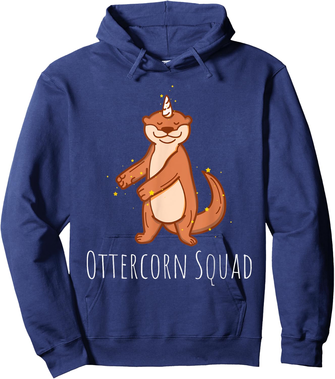 Flossing Otter Unicorn: Cute Ottercorn Squad Gift Hoodie - Hoodie | Navy