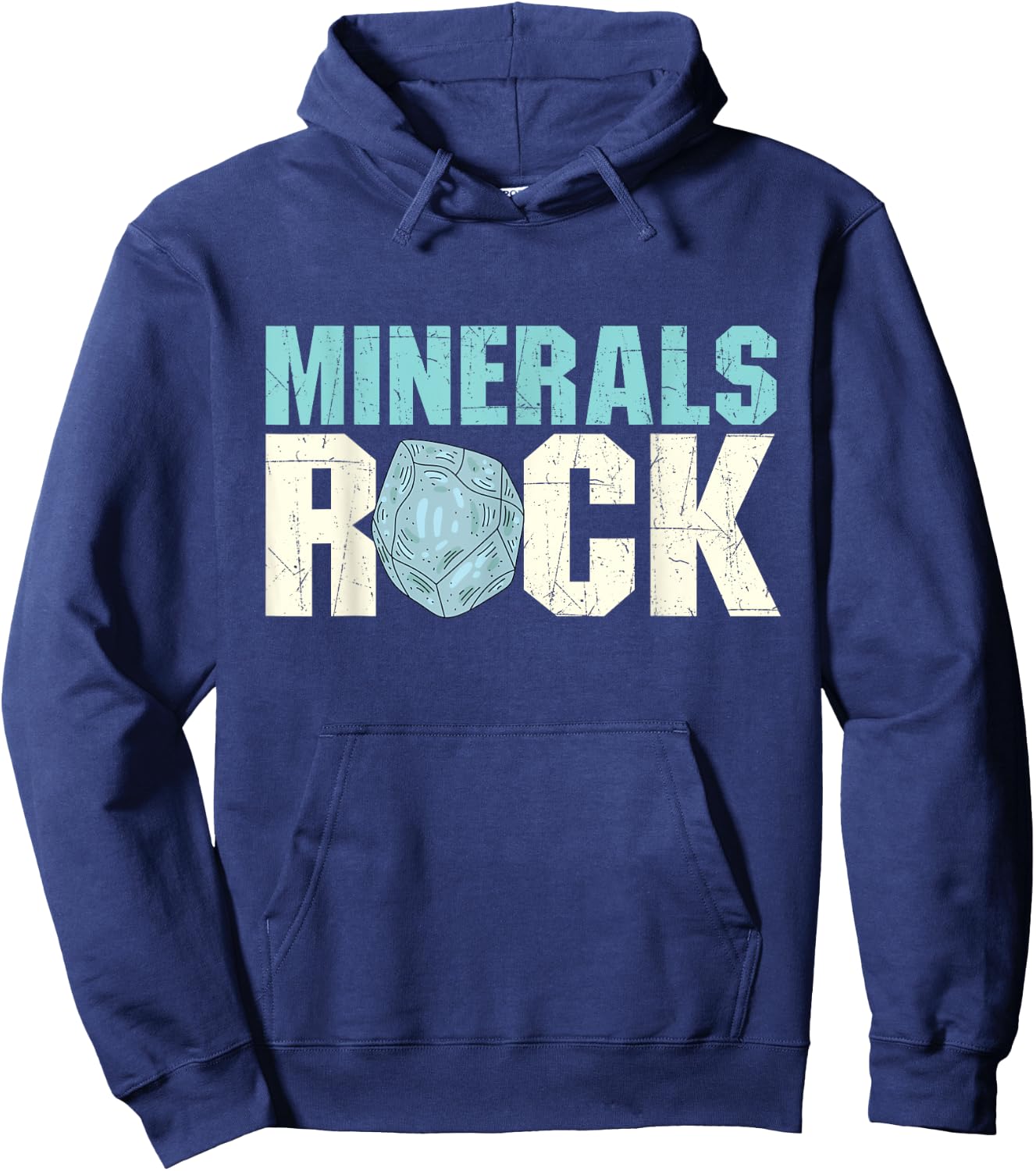 Minerals Rock - Rock Collector Geode Hunter Geology Hoodie - Hoodie | Navy