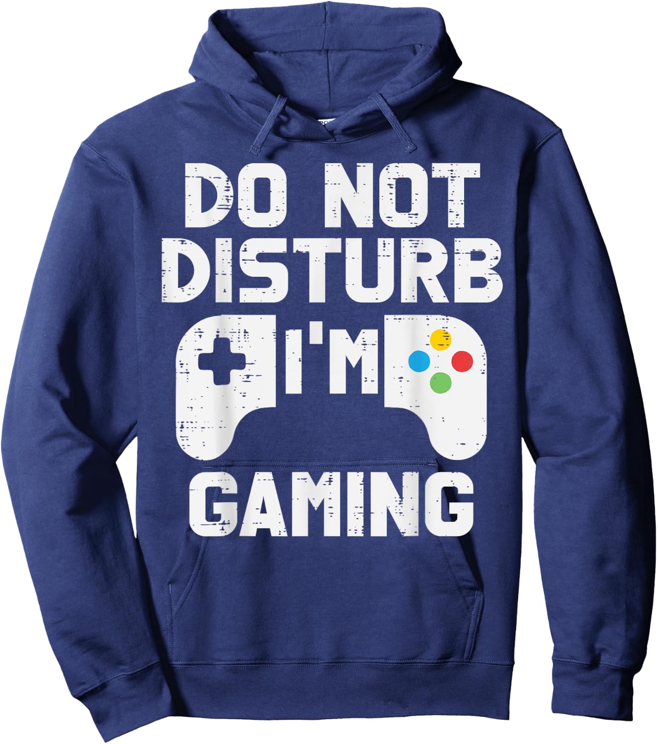 Do Not Disturb Im Gaming Funny Gamer Men Boys Kids Teen Hoodie - Hoodie | Navy