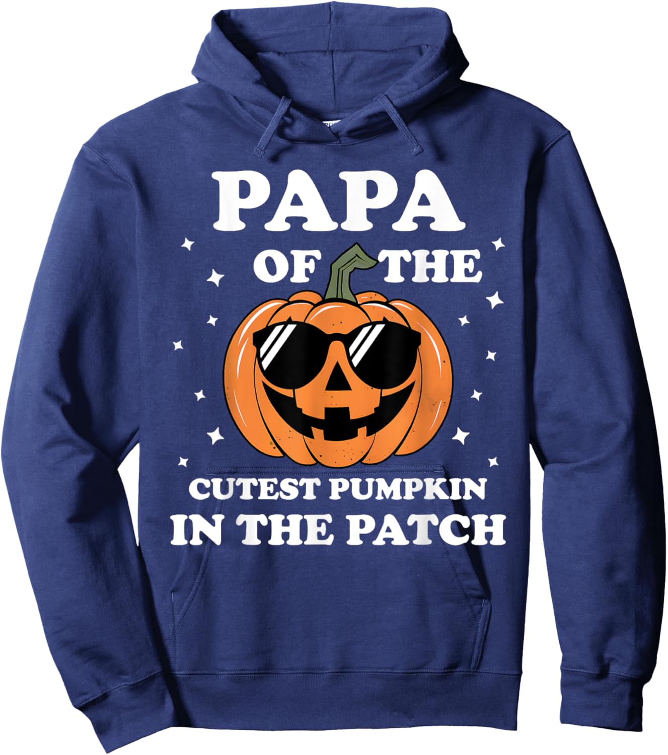 Papa Of The Cutest Pumpkin In The Patch Halloween Family Hoodie - Hoodie | Navy