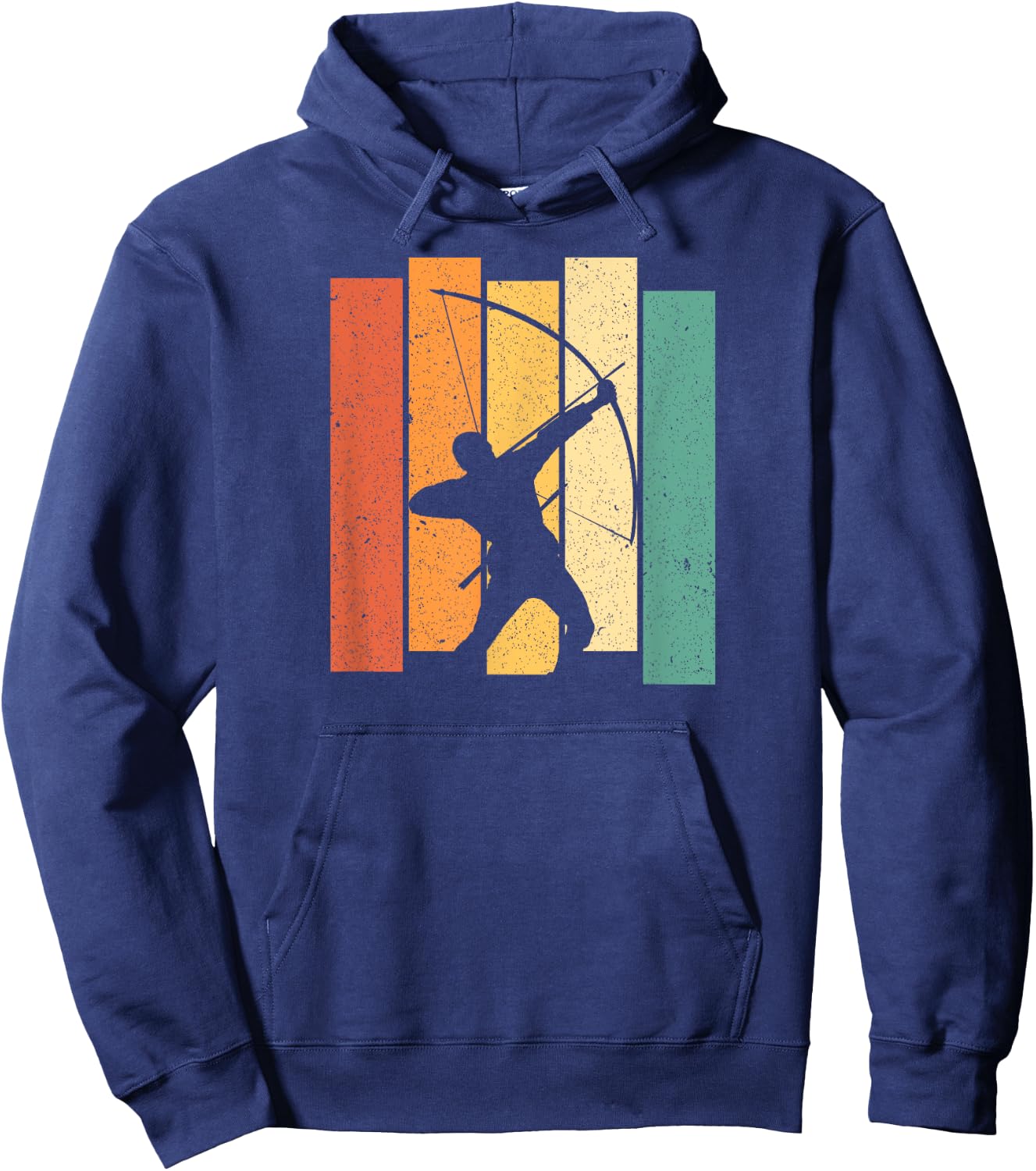 Retro Archery Design for Archer Men Hoodie - Hoodie | Navy