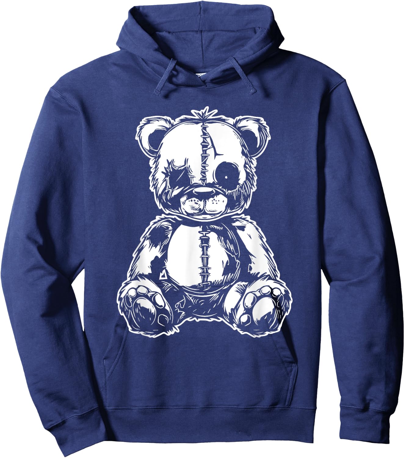 Horror Teddy Bear Hoodie - Hoodie | Navy
