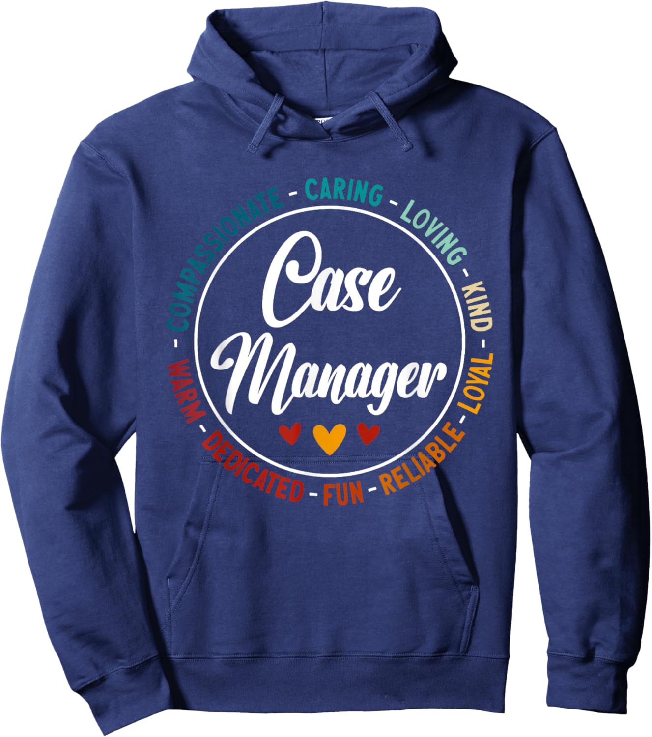 Case Manager Nurse Case Management Hoodie - Hoodie | Navy