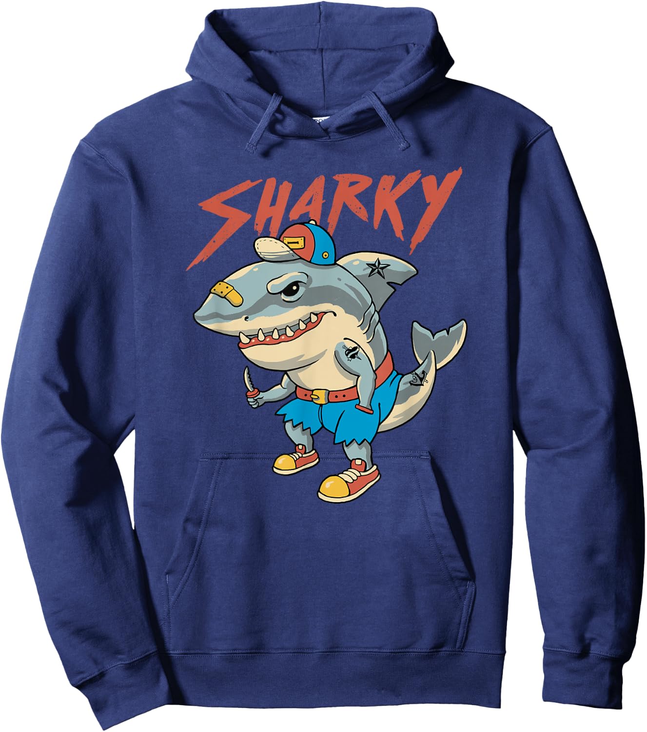 Sharky Boy Hoodie - Hoodie | Navy